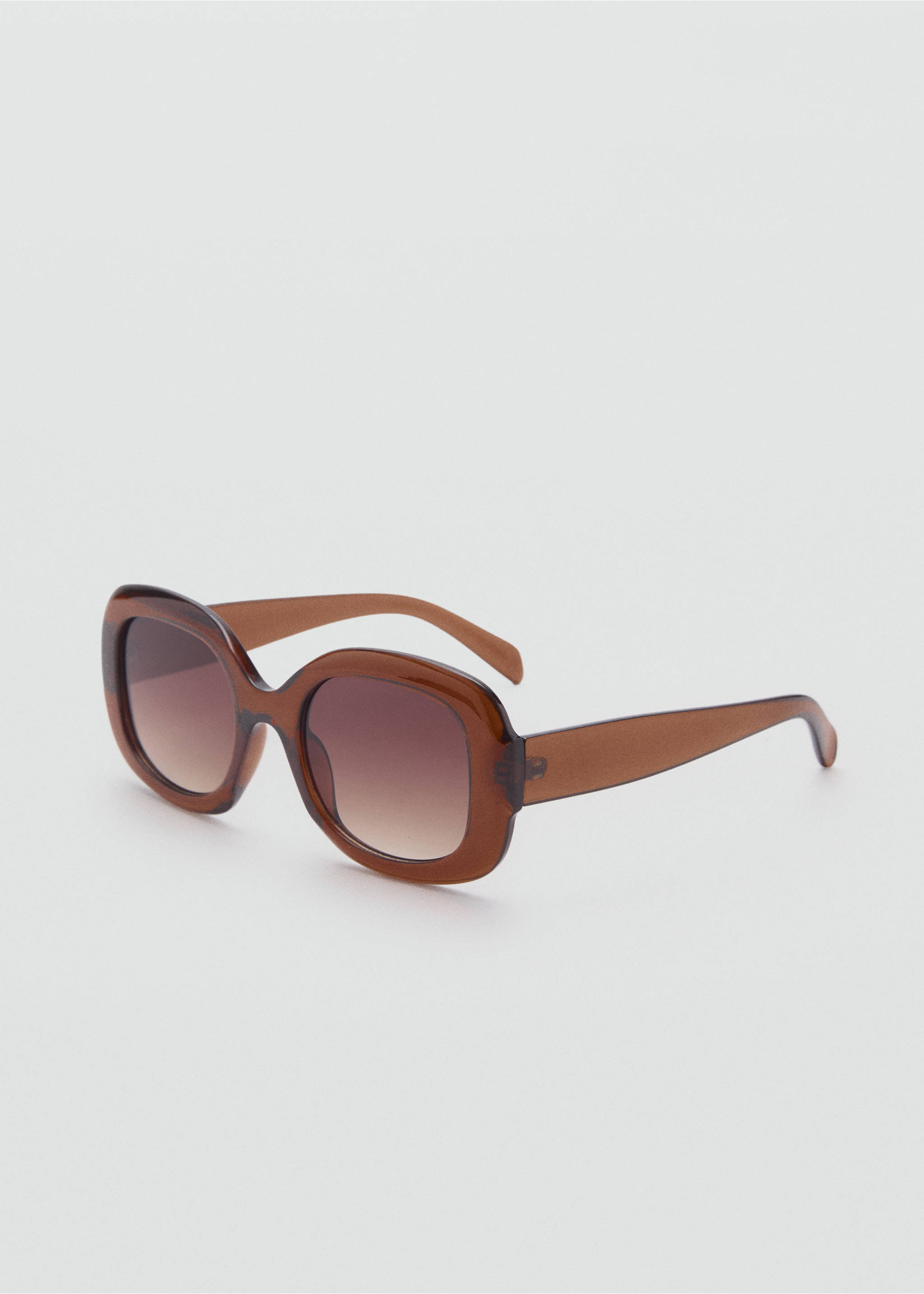 Squared frame sunglasses - Medium plane, Brown. Ref: 87094386-00.