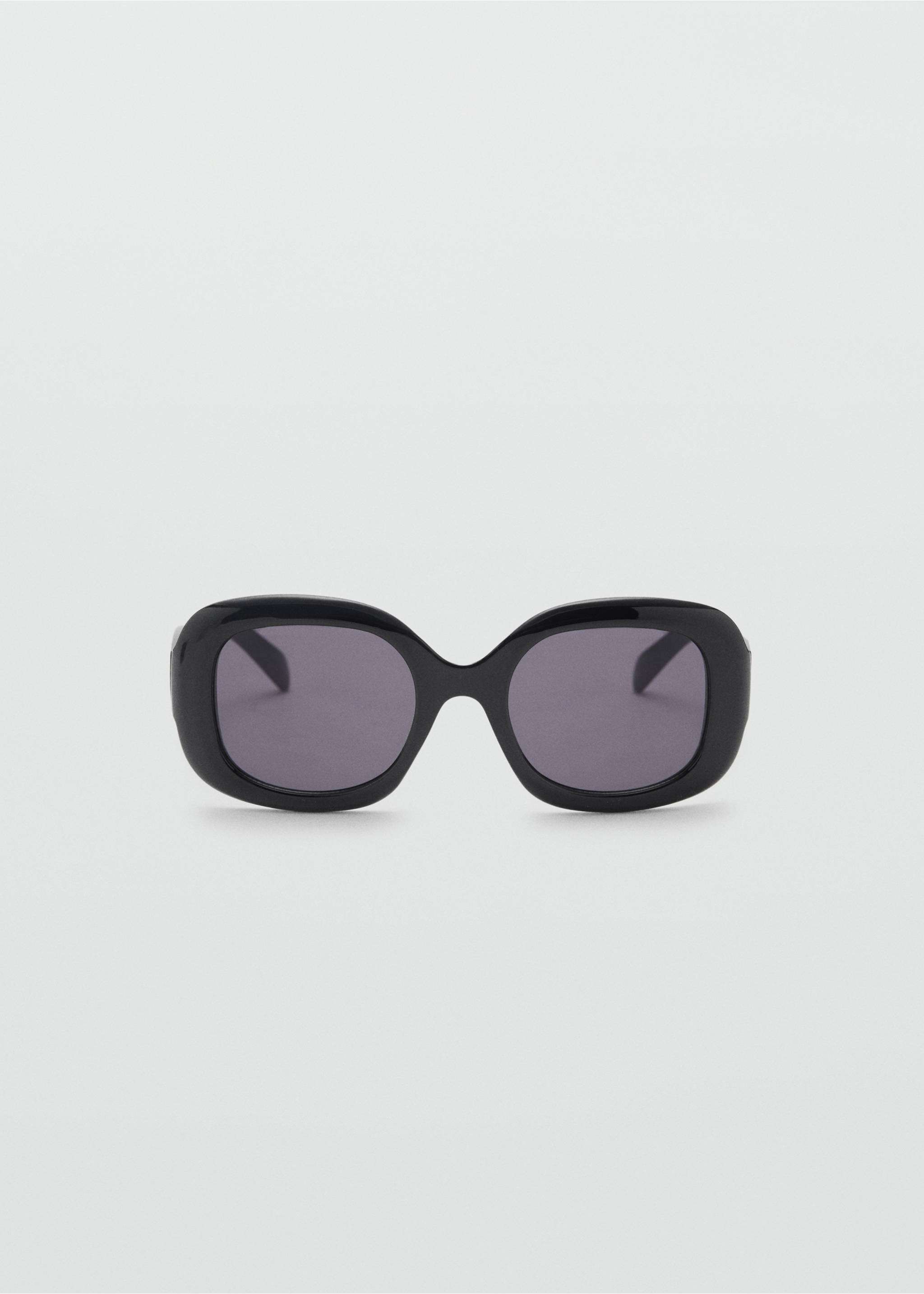 Squared frame sunglasses - Article without model, Black. Ref: 87094386-00.