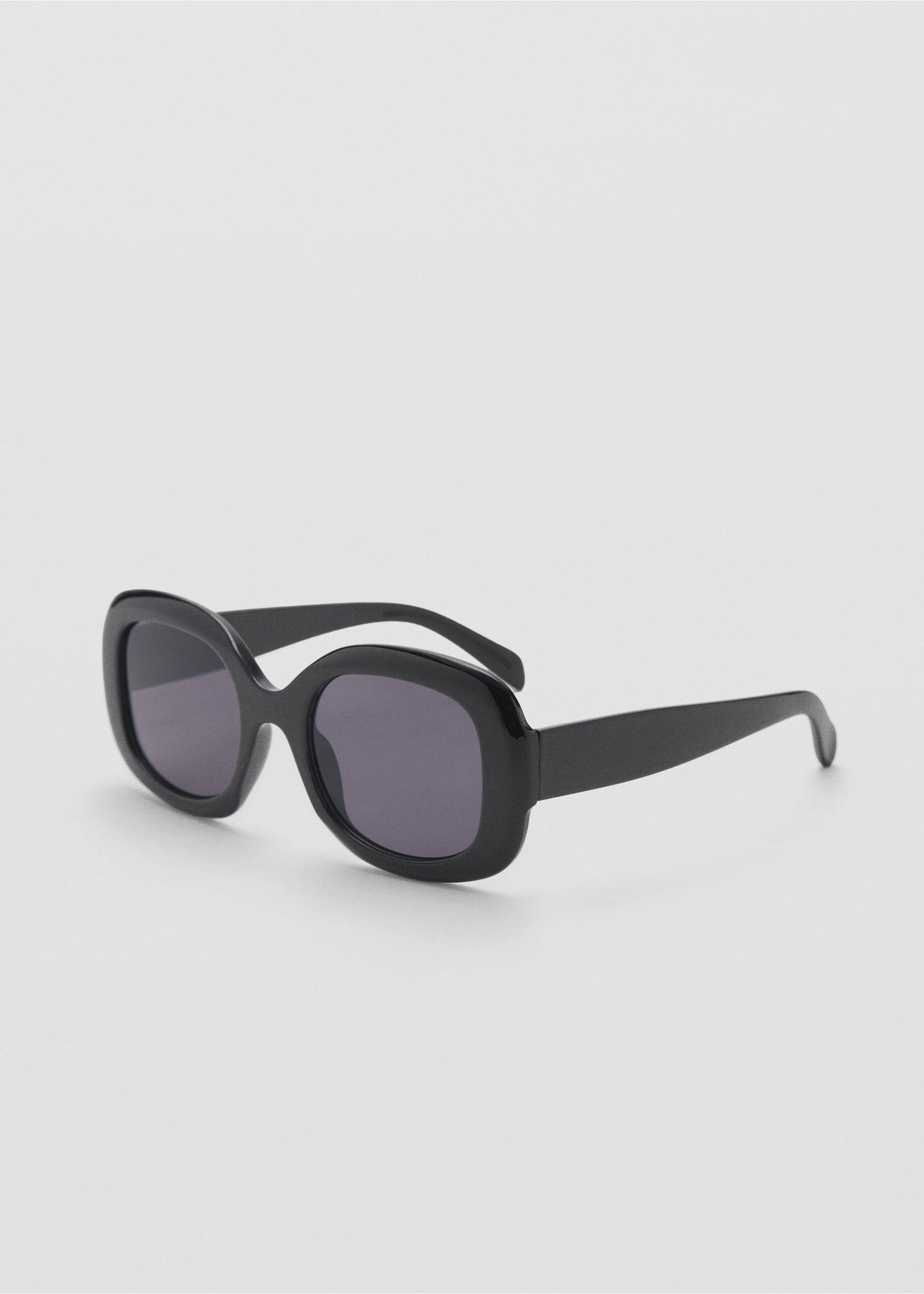 Squared frame sunglasses - Medium plane, Black. Ref: 87094386-00.