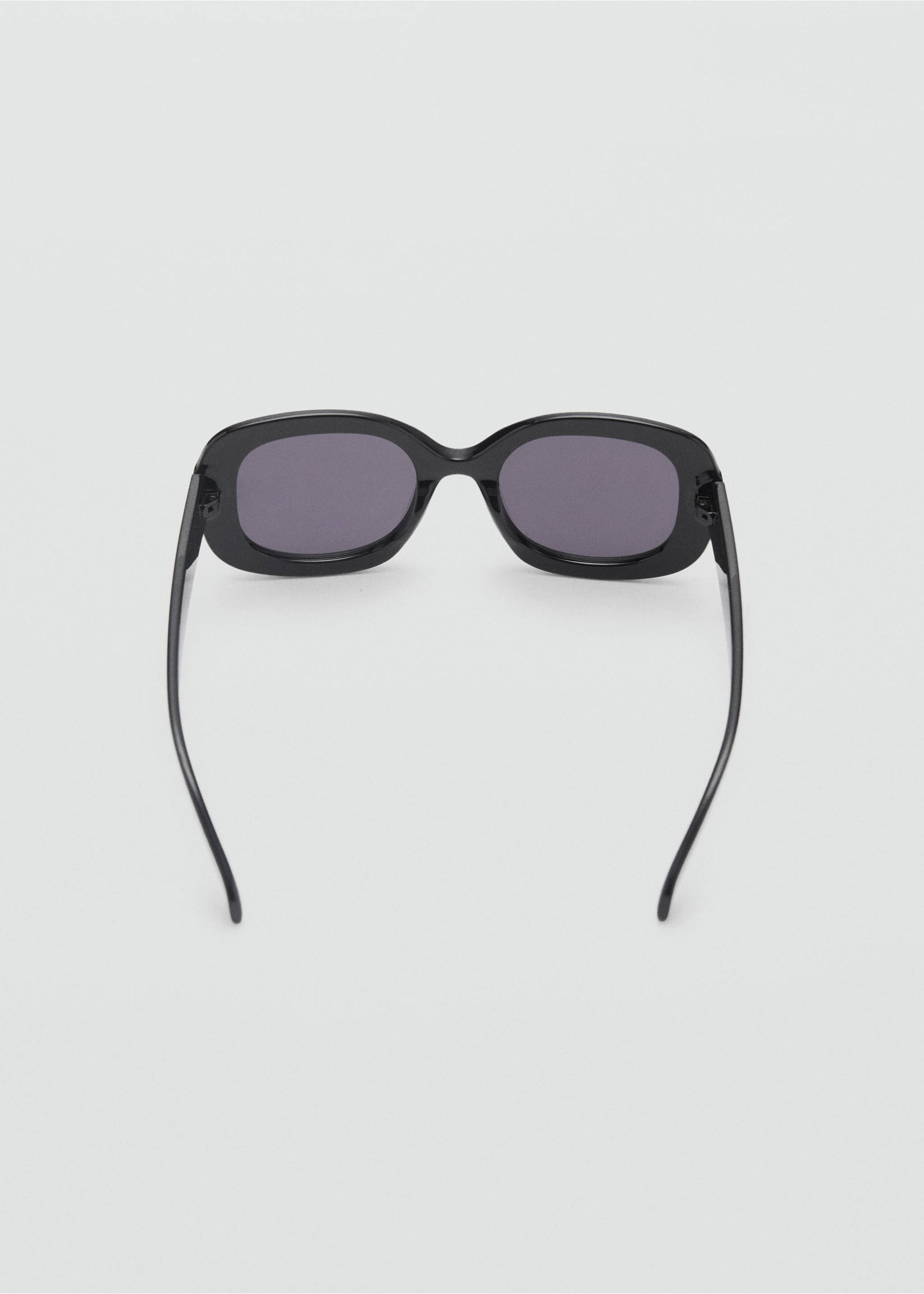 Squared frame sunglasses - Details of the article 1, Black. Ref: 87094386-00.