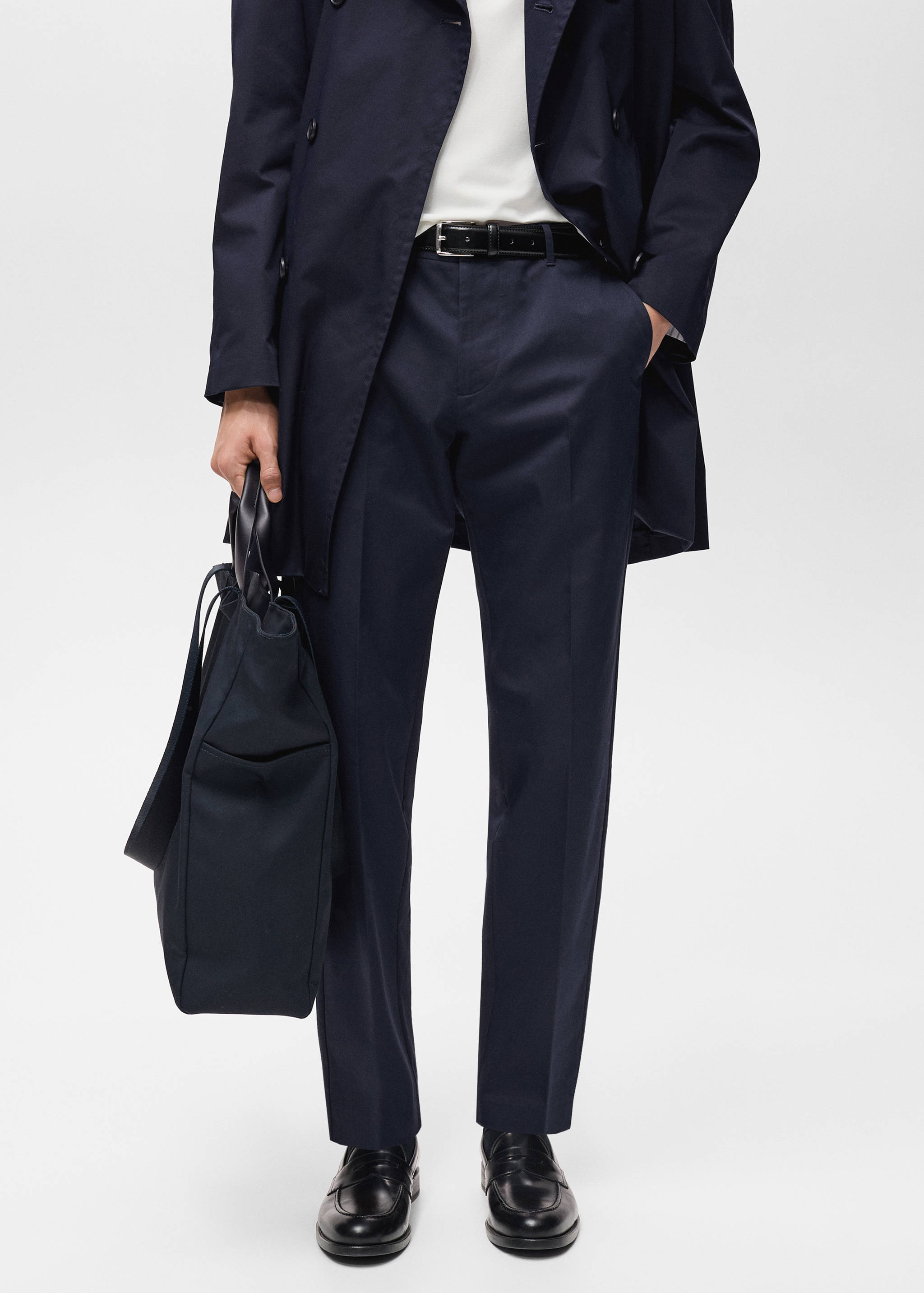 Dublino slim-fit chino - Middenvlak