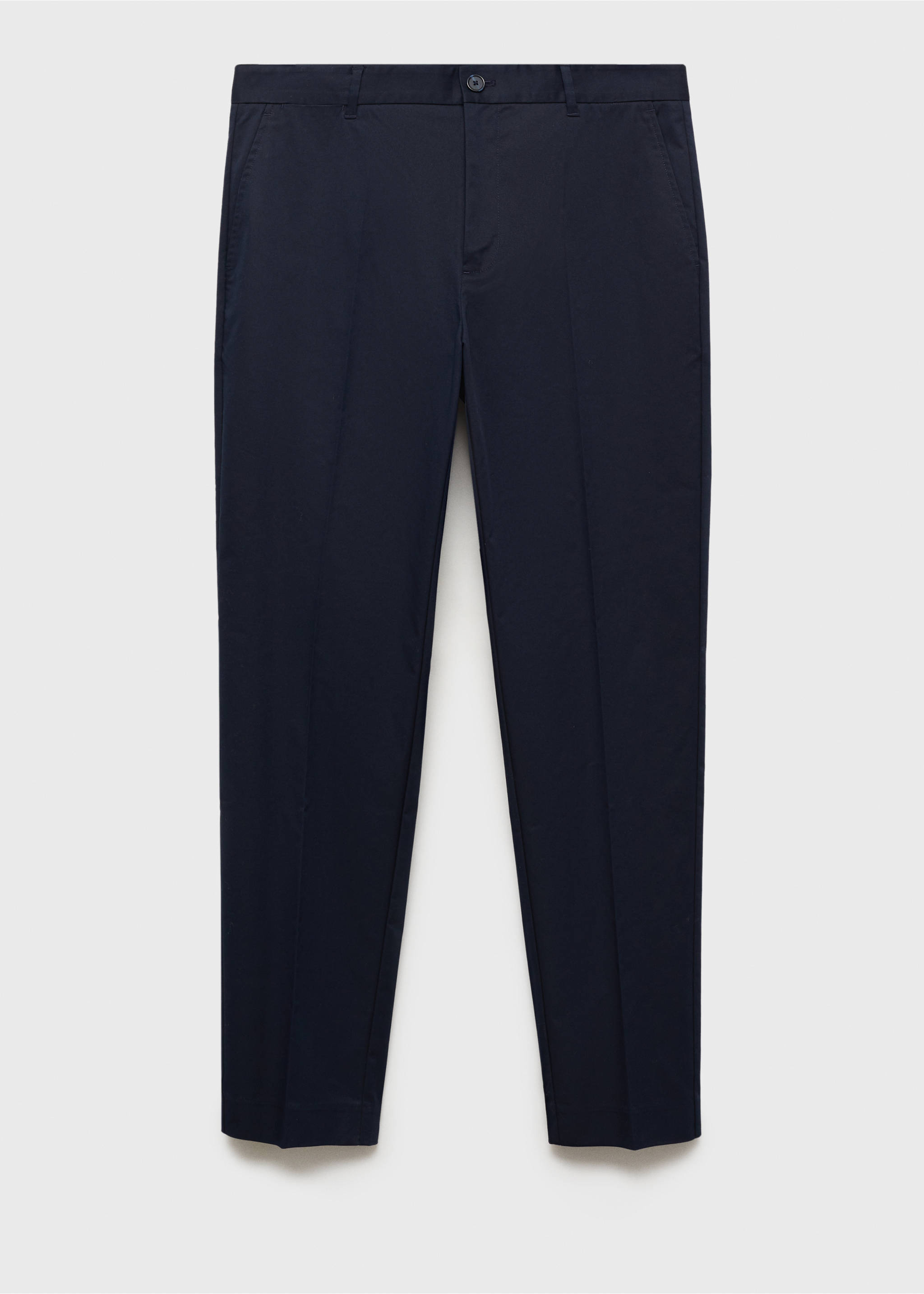 Dublino slim-fit chino trousers - Article without model, Night Blue. Ref: 87094387-00.