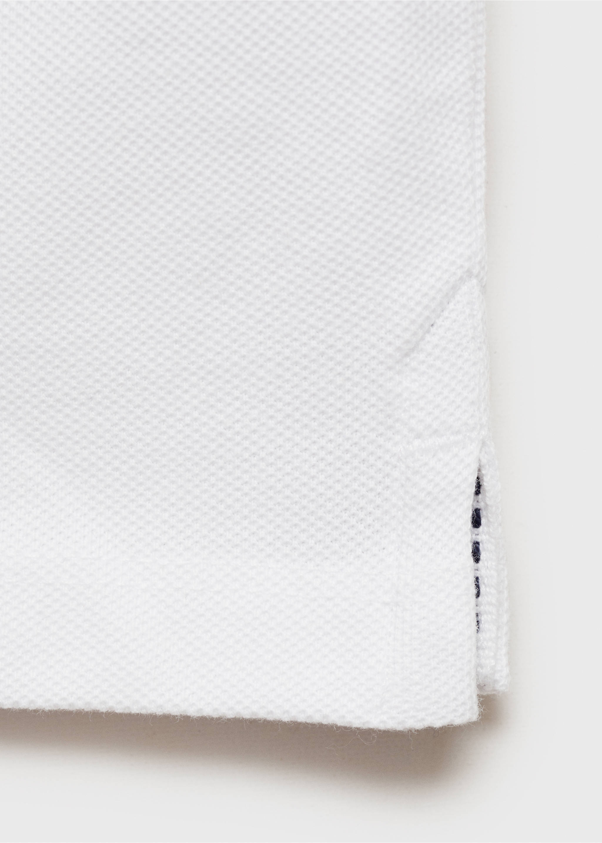 Polo algodón manga corta - Detalle del artículo 0, Blanco roto. Ref: 87094389-00.