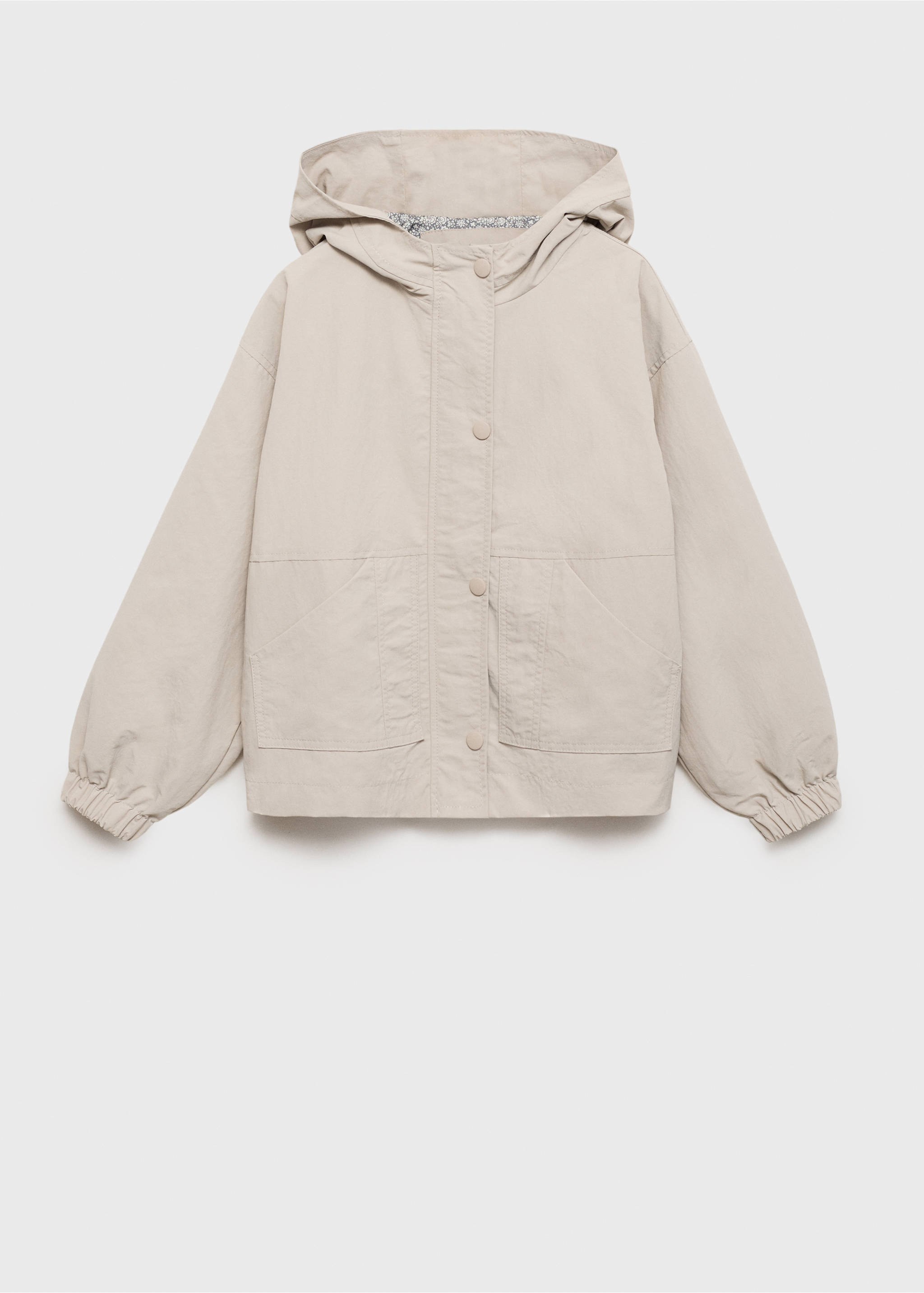 Hooded jacket - Article without model, Grey. Ref: 87094391-00.