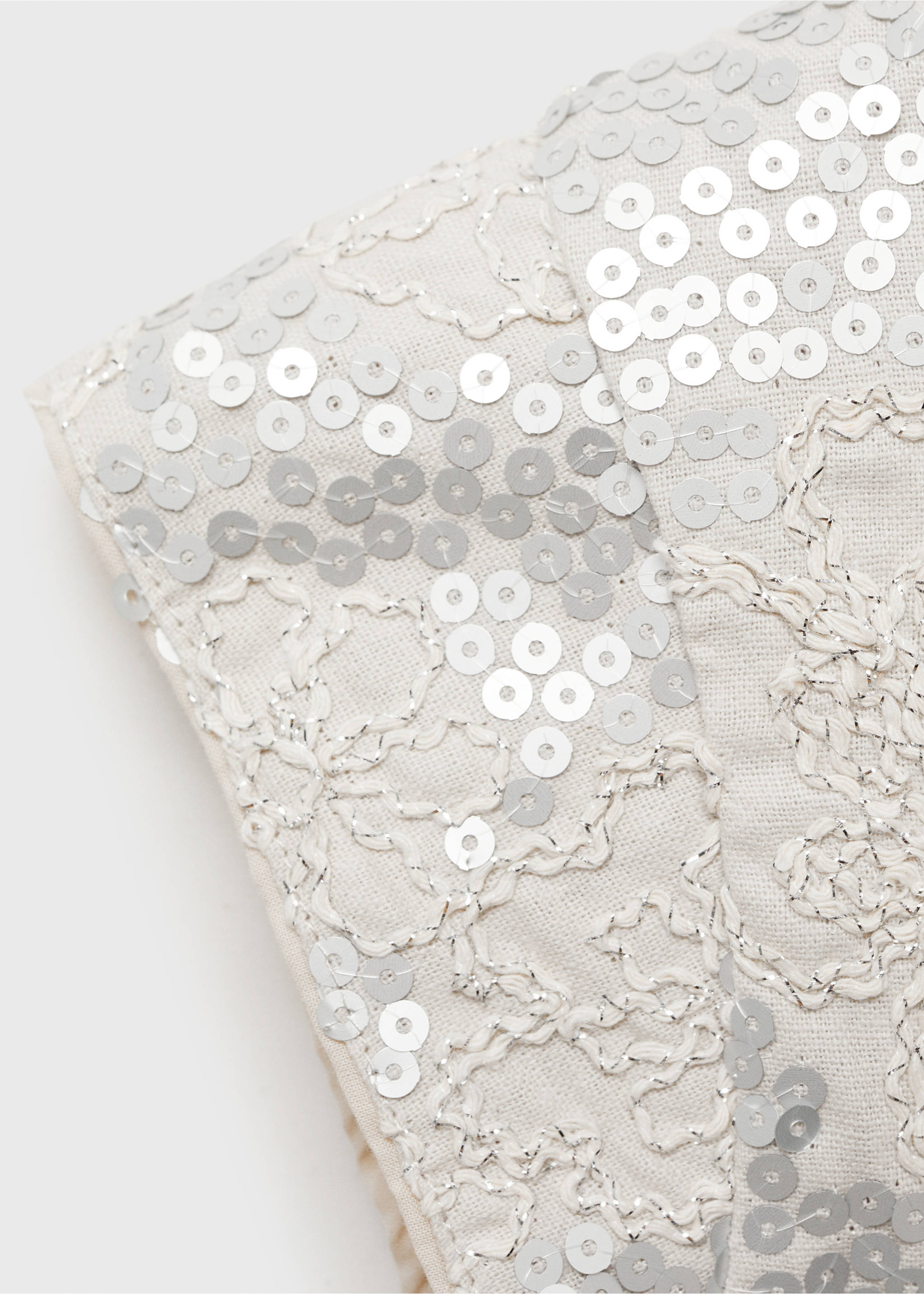 Embroidered gilet - Details of the article 0, Light/Pastel Grey. Ref: 87094393-00.