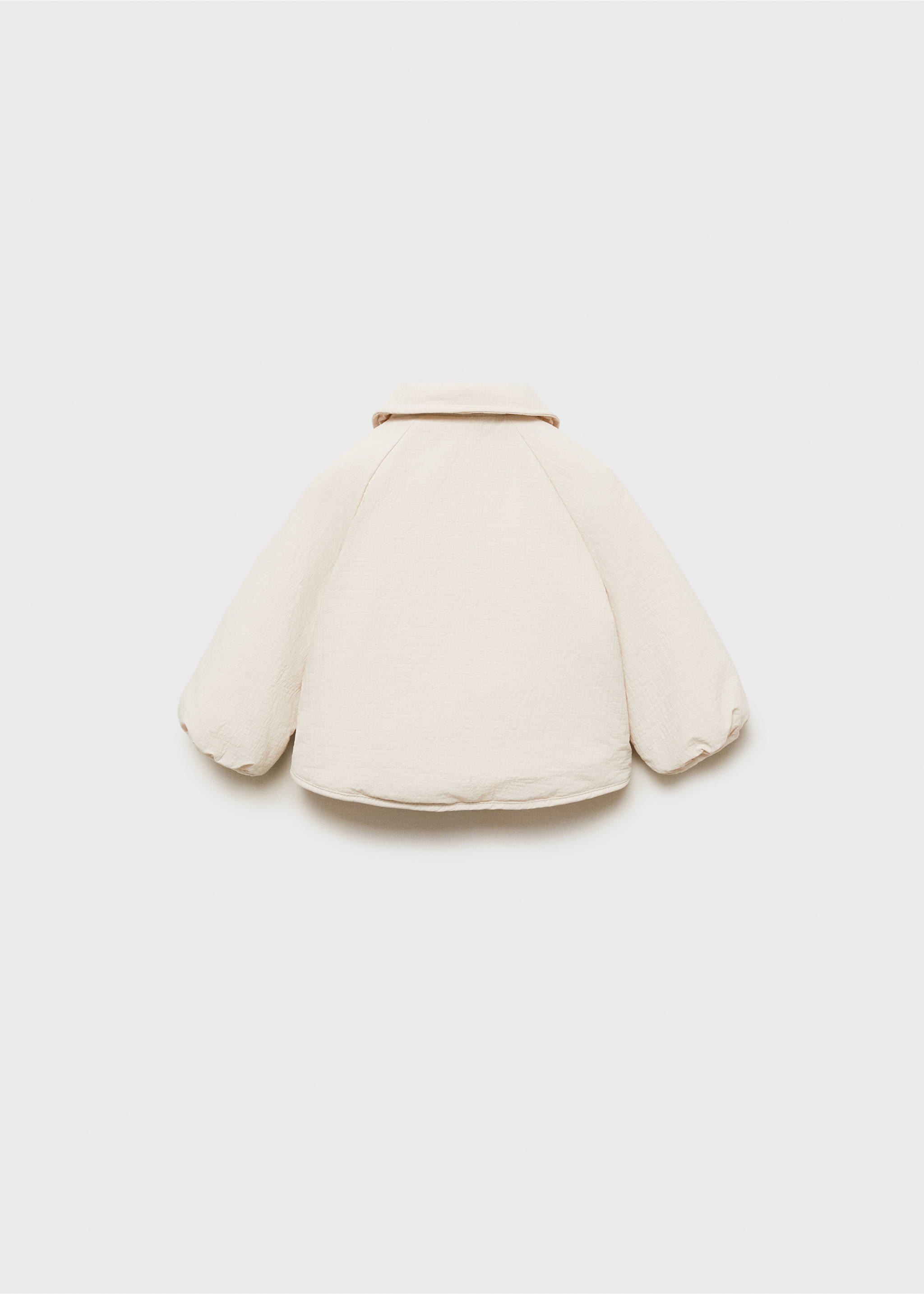 Abric embuatat coll bebè - Revers de l'article, Blanc trencat. Ref: 87094397-00.