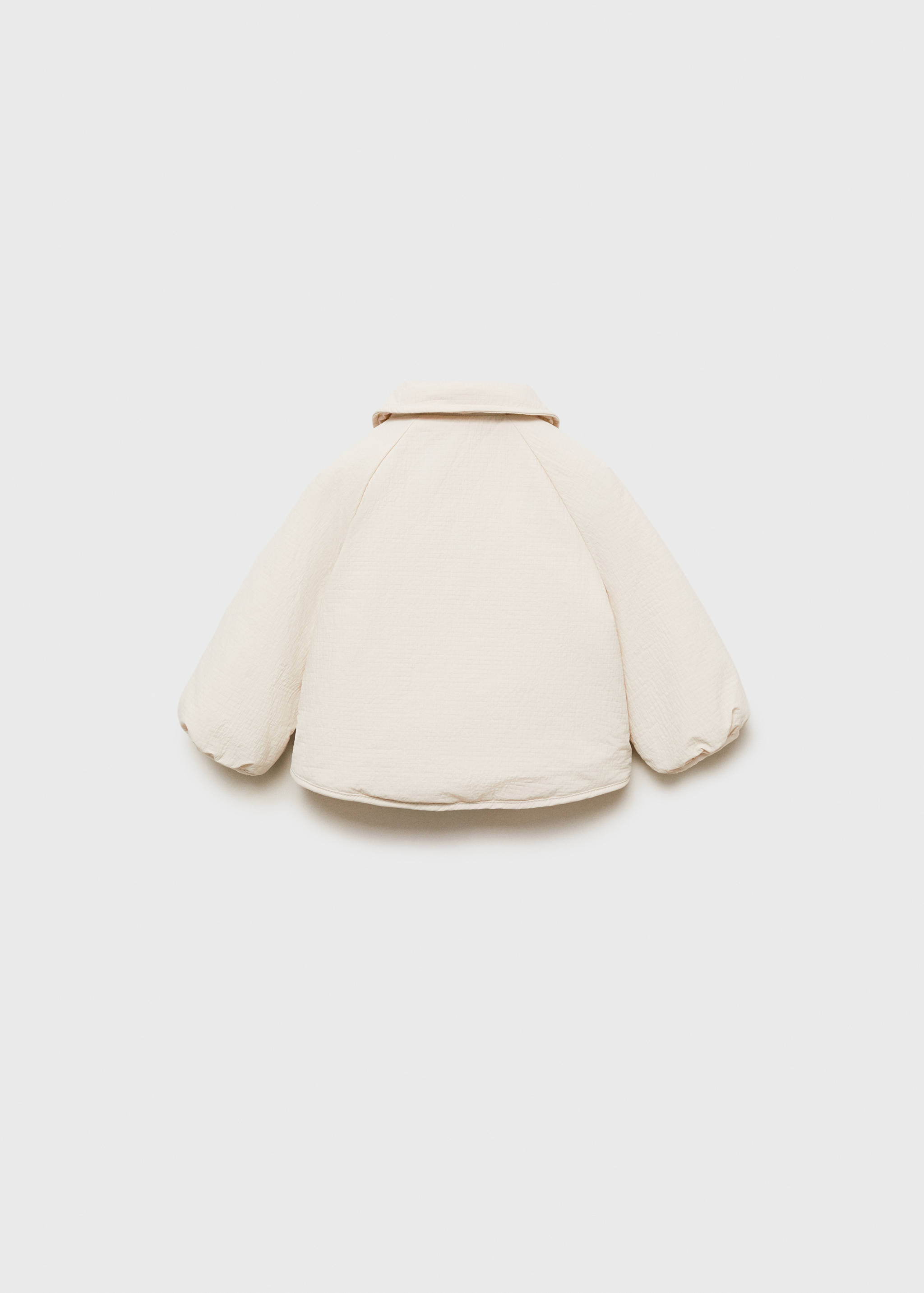 Abric embuatat coll bebè - Revers de l'article