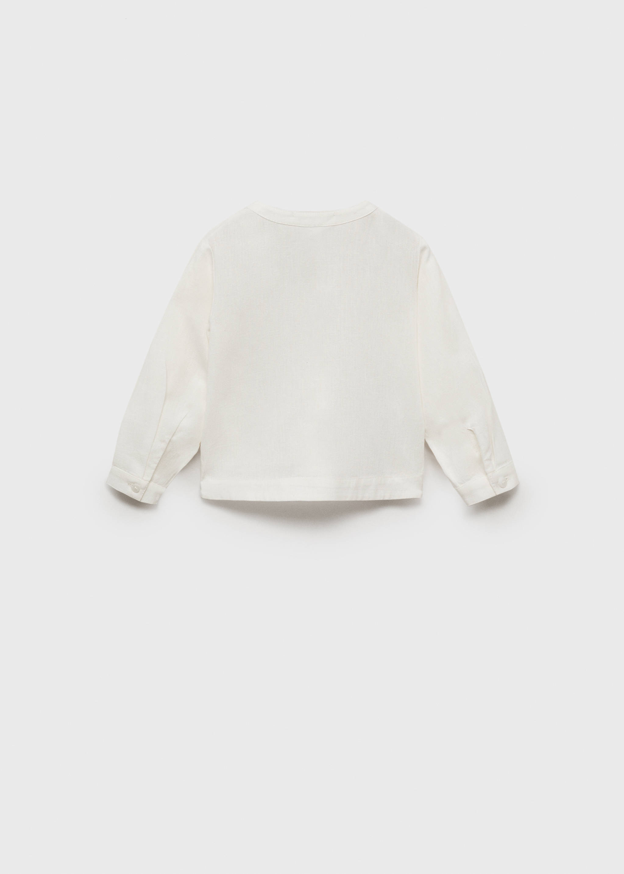 Chemise coton et lin - Verso de l’article