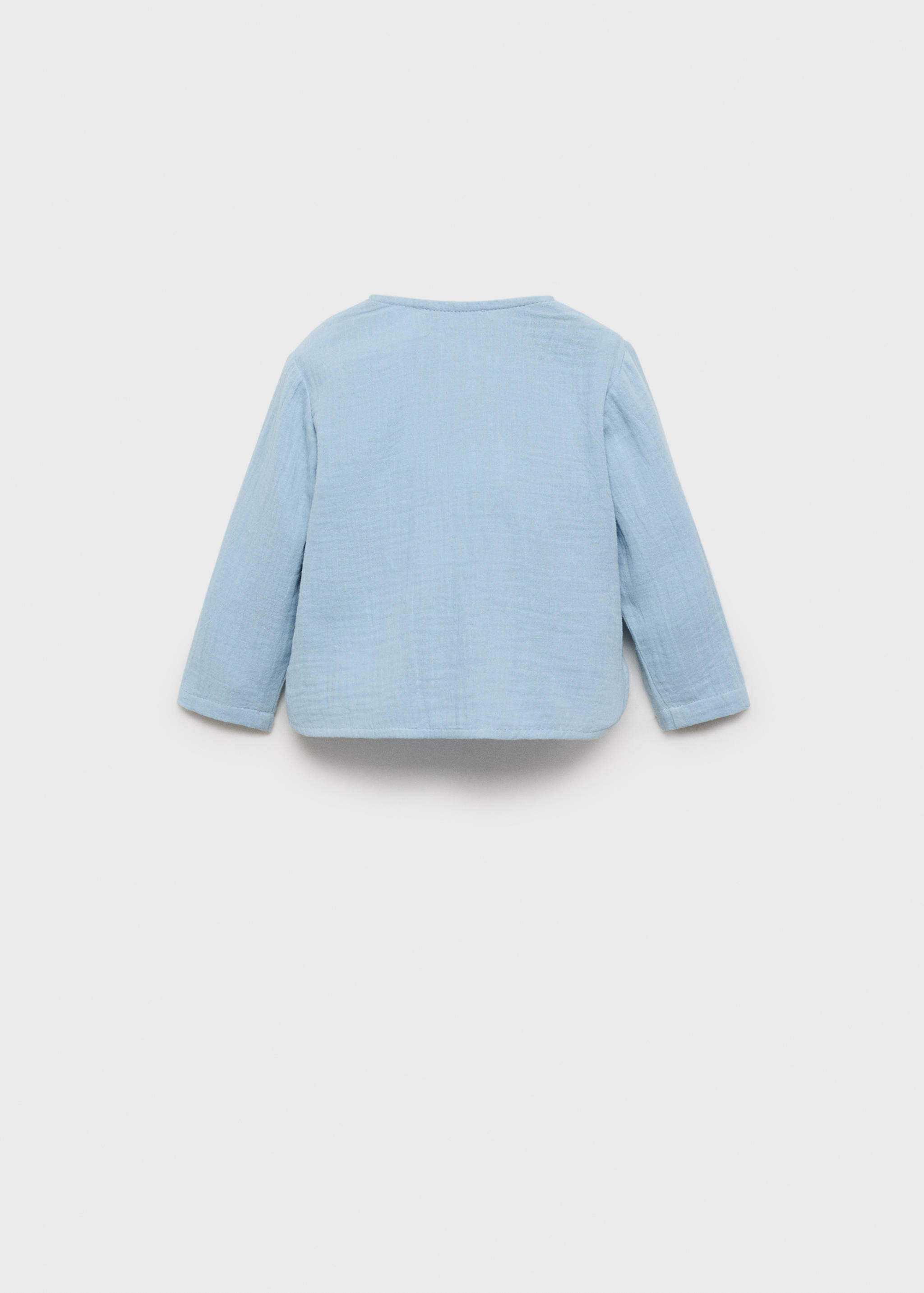 Cotton bambula shirt - Reverse of the article