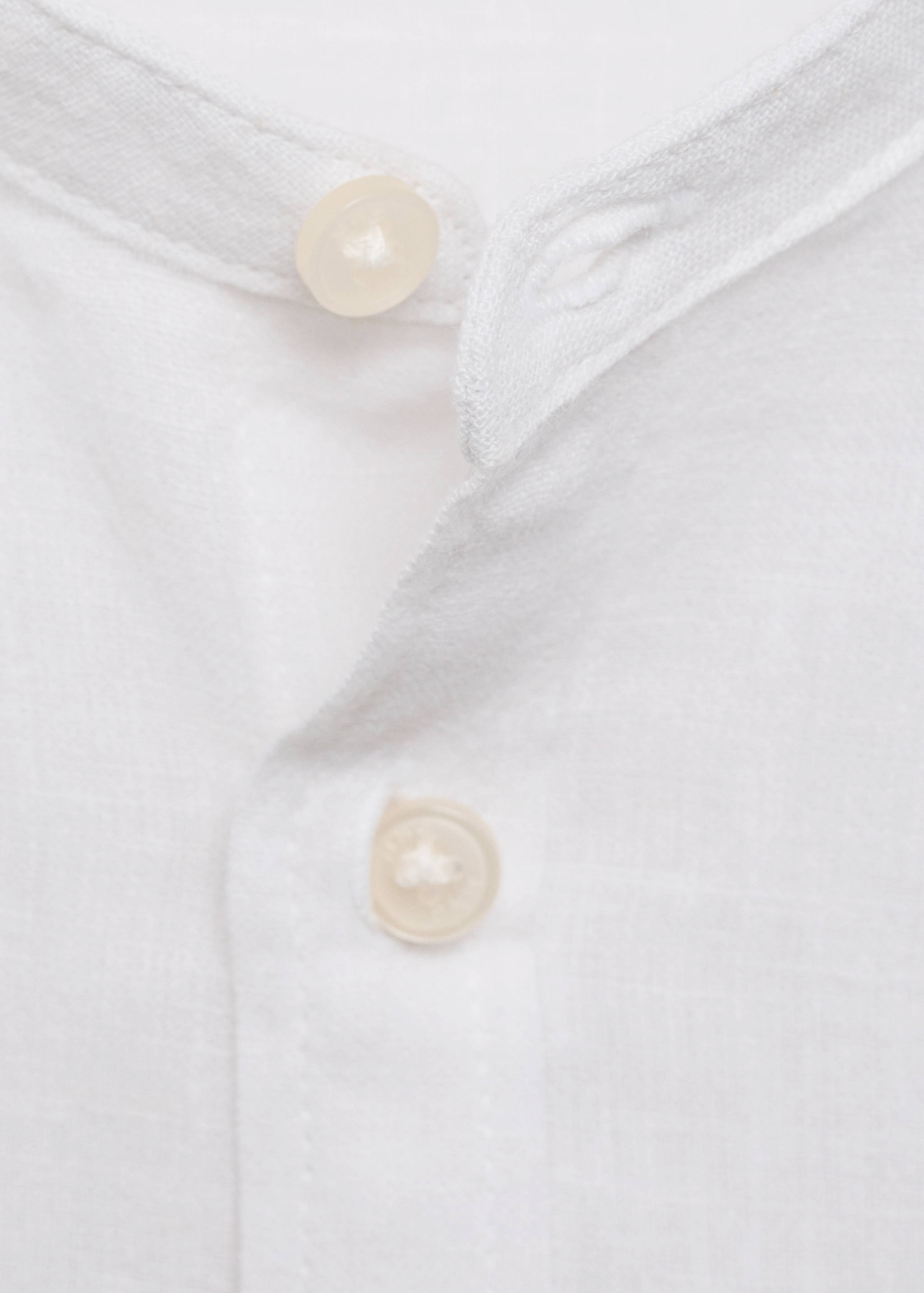 Camisa algodón lino cuello mao - Detalle del artículo 8