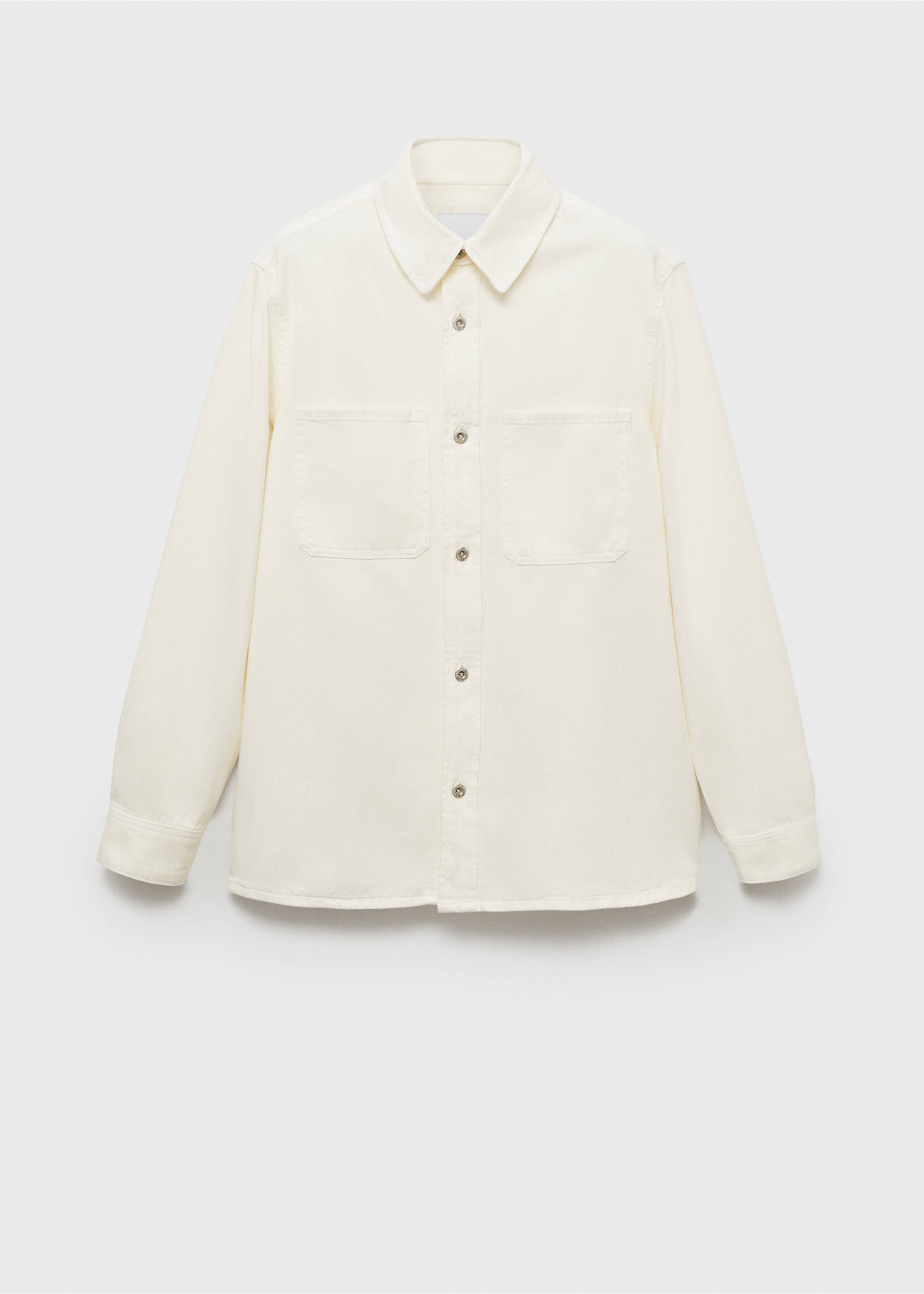 Pantalon coton regular-fit - Article sans modèle, Blanc cassé. Ref: 87094408-00.