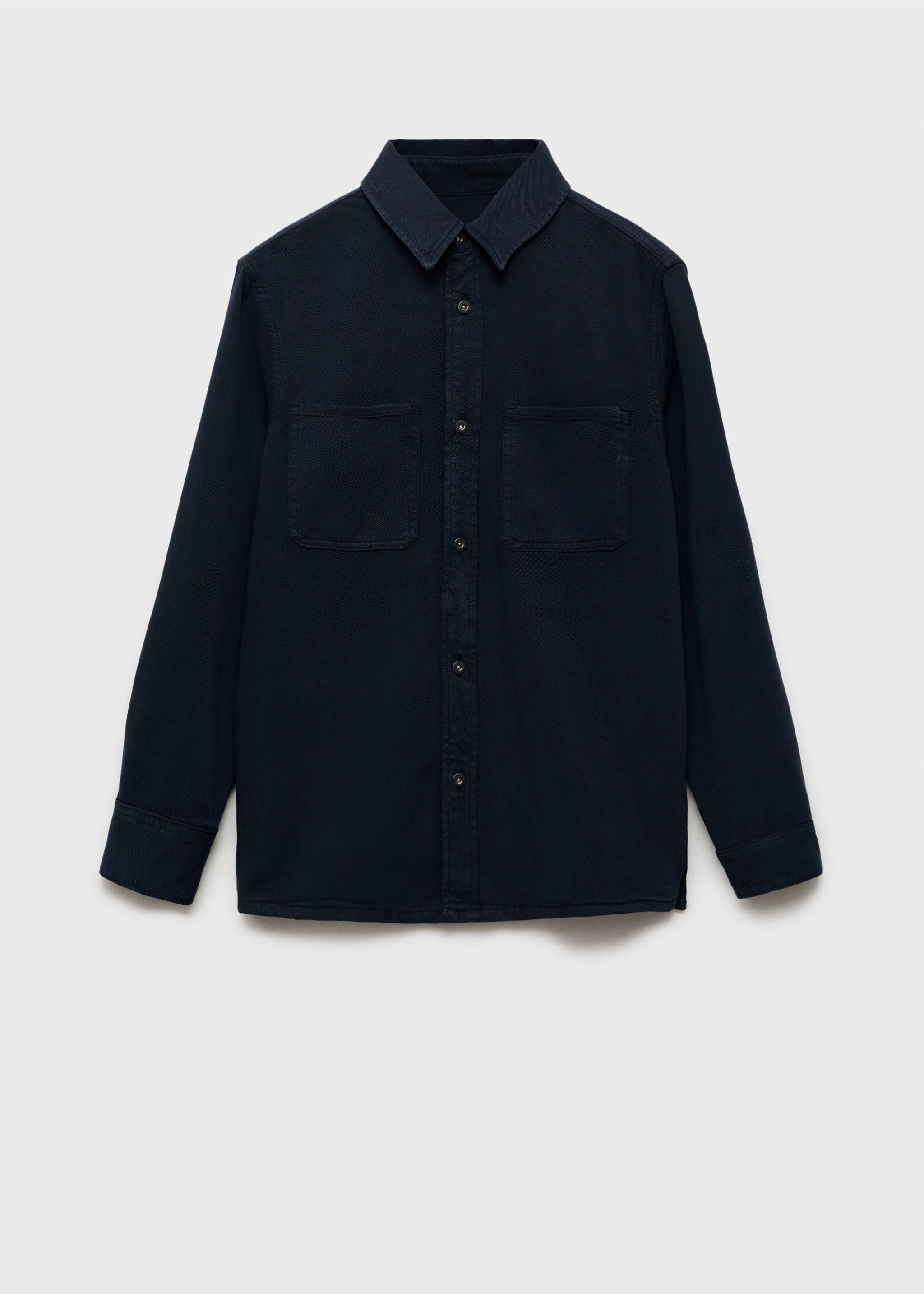 Pantalons cotó regular fit - Article sense model, Blau marí fosc. Ref: 87094408-00.