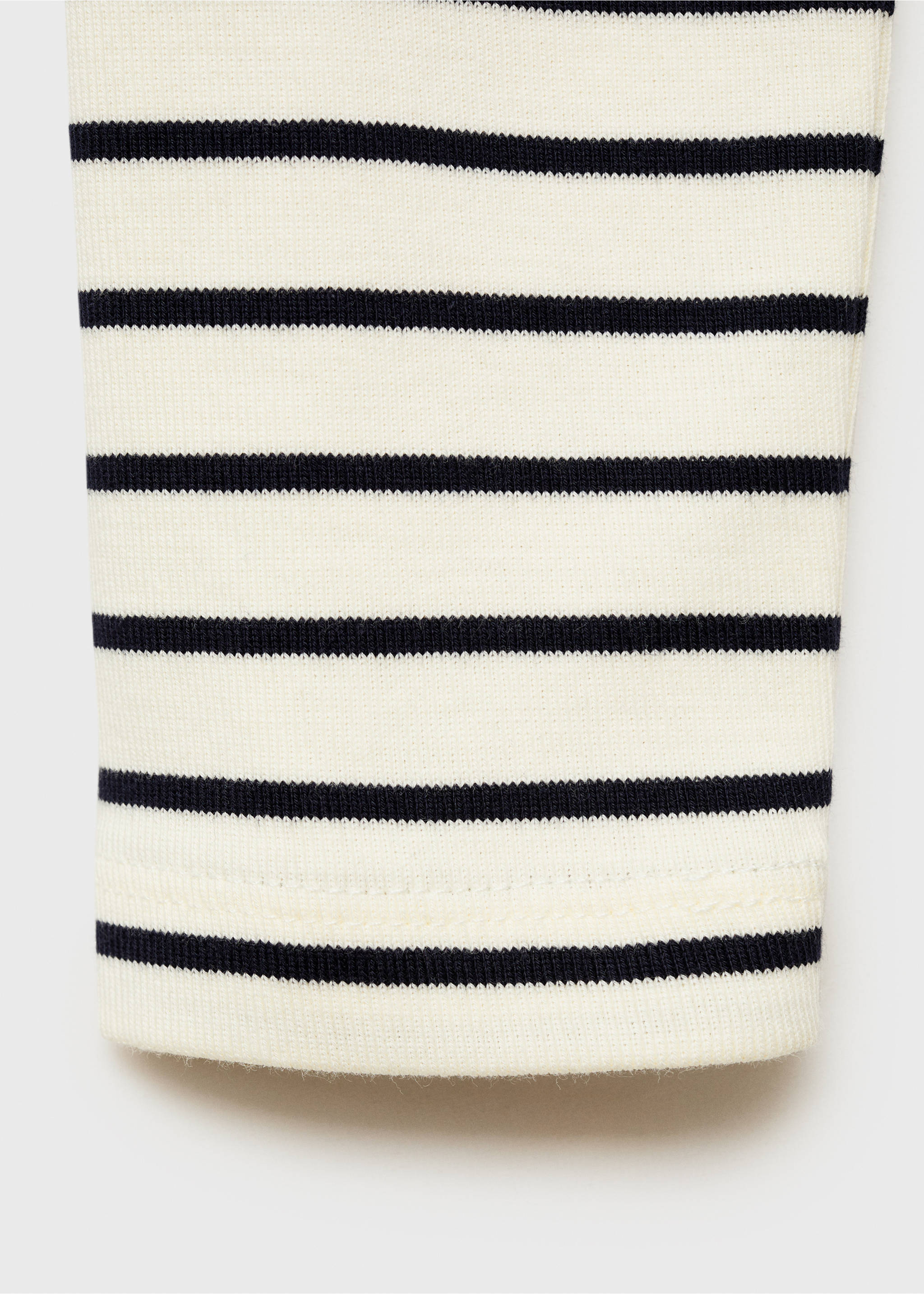 Striped boat-neck t-shirt - Details of the article 0, Off White. Ref: 87094416-00.