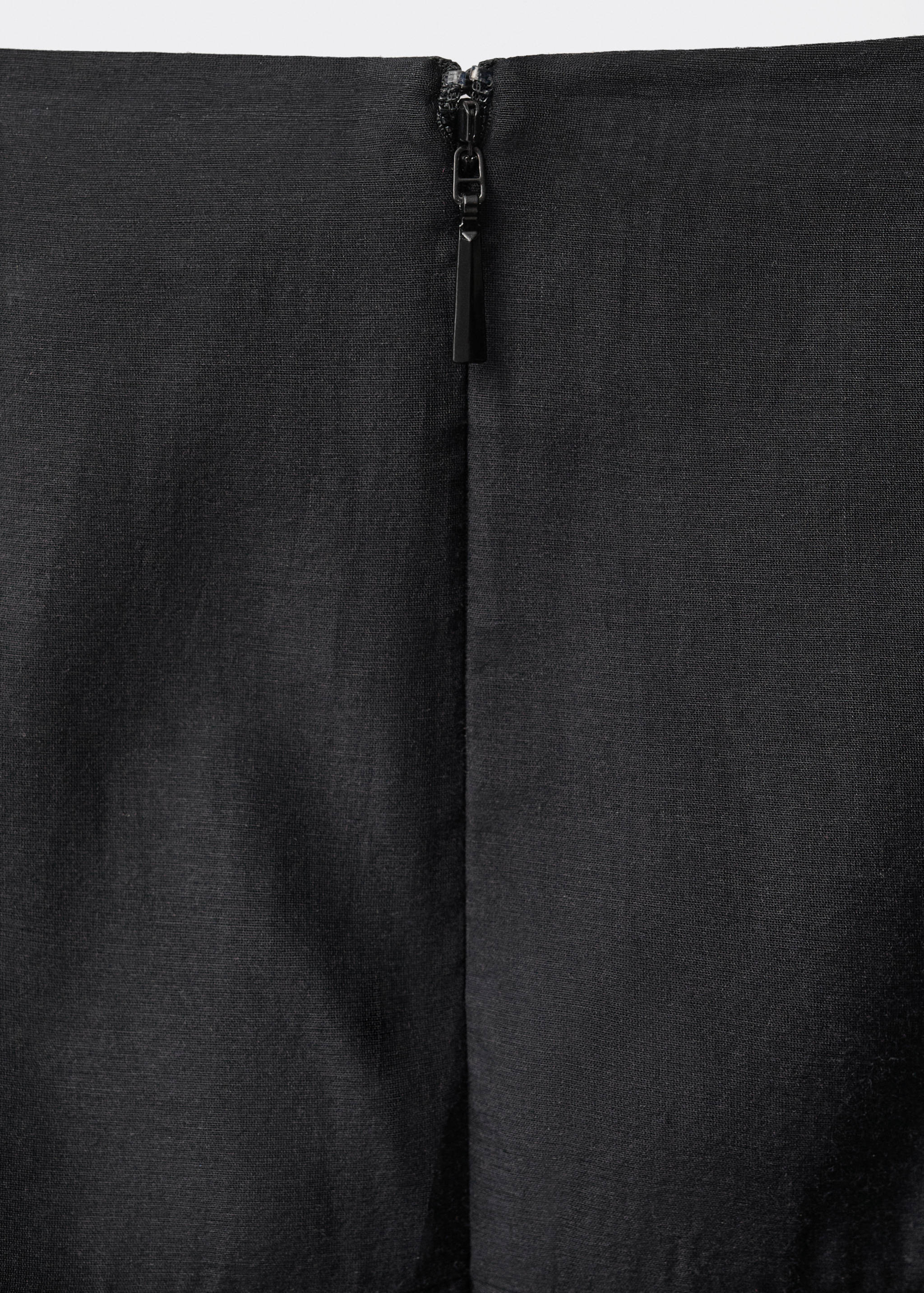 Fustă midi din mătase semitransparentă - Detaliu al articolului 8