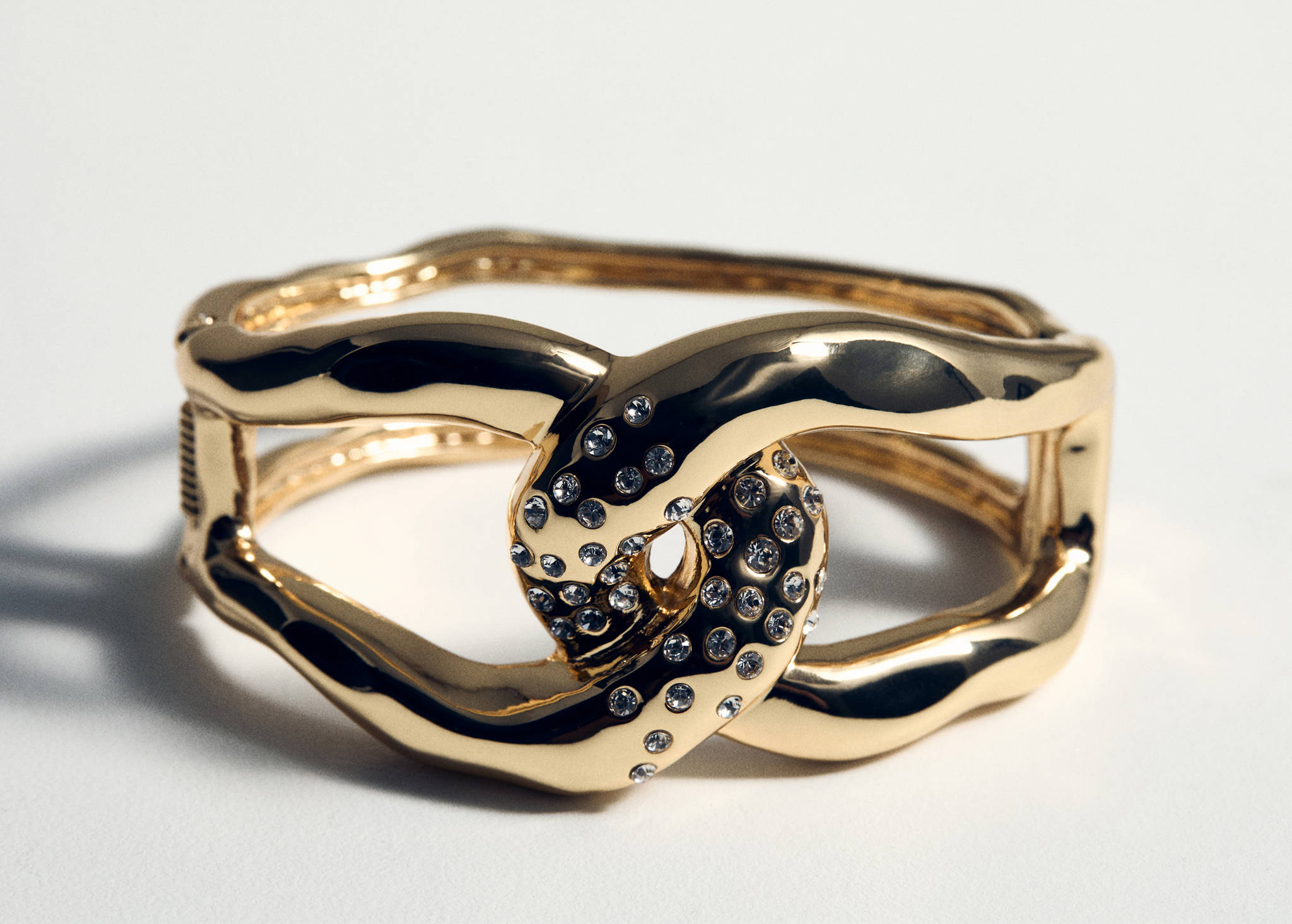 Shiny intertwined bracelet - Panoramic plane