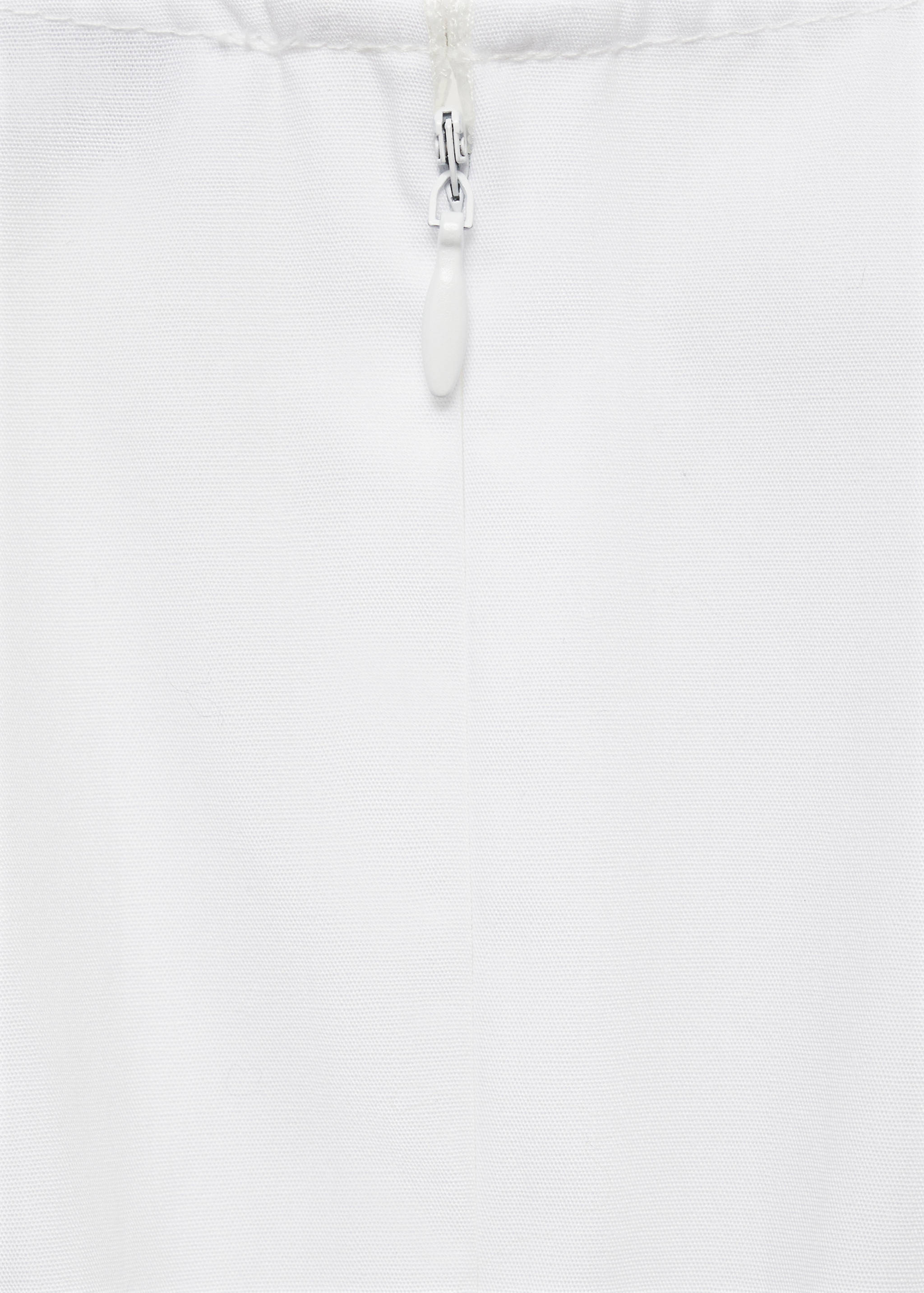 Vestido midi pinzas algodón - Detalle del artículo 0