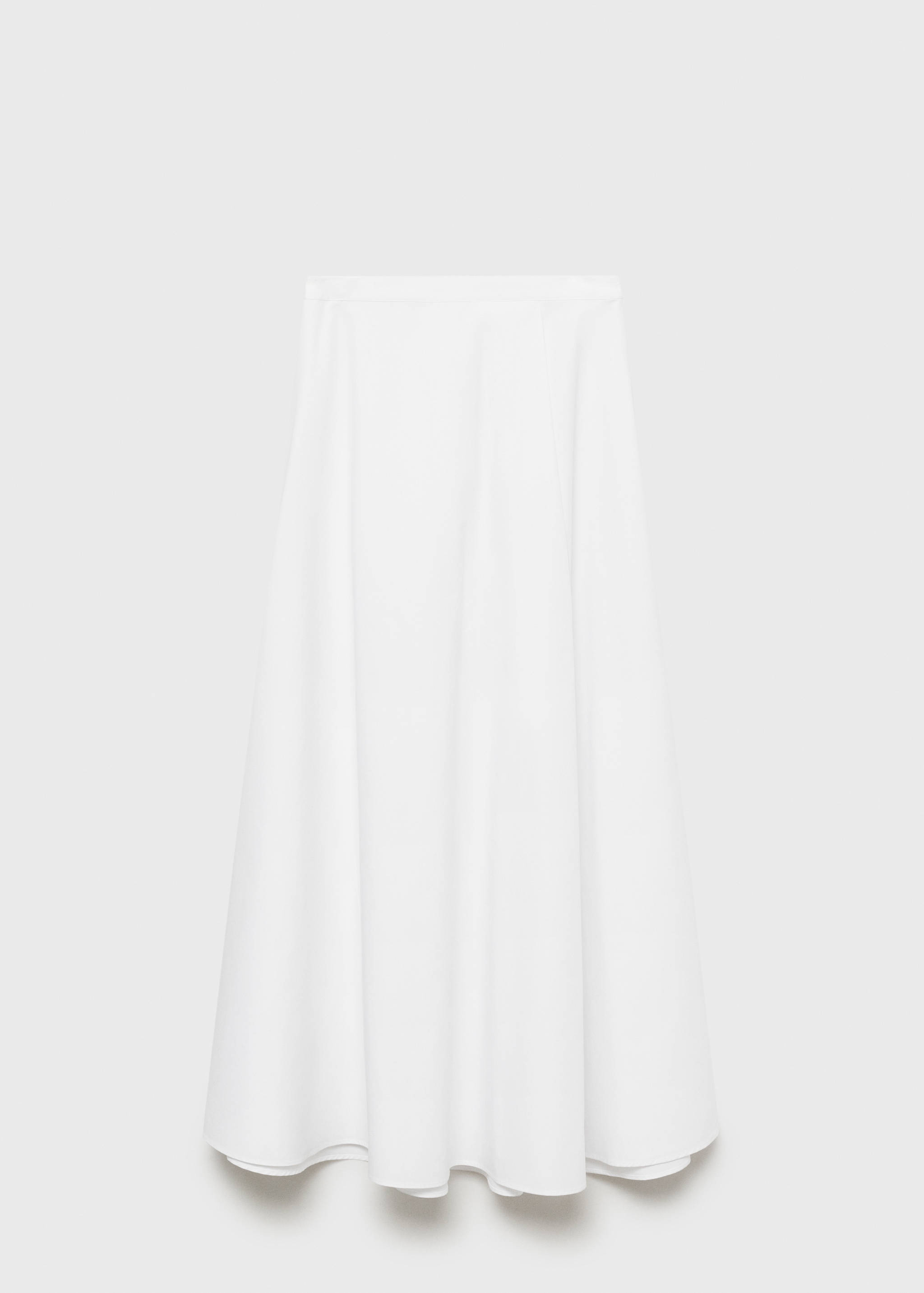 Long flared skirt with opening - Article without model