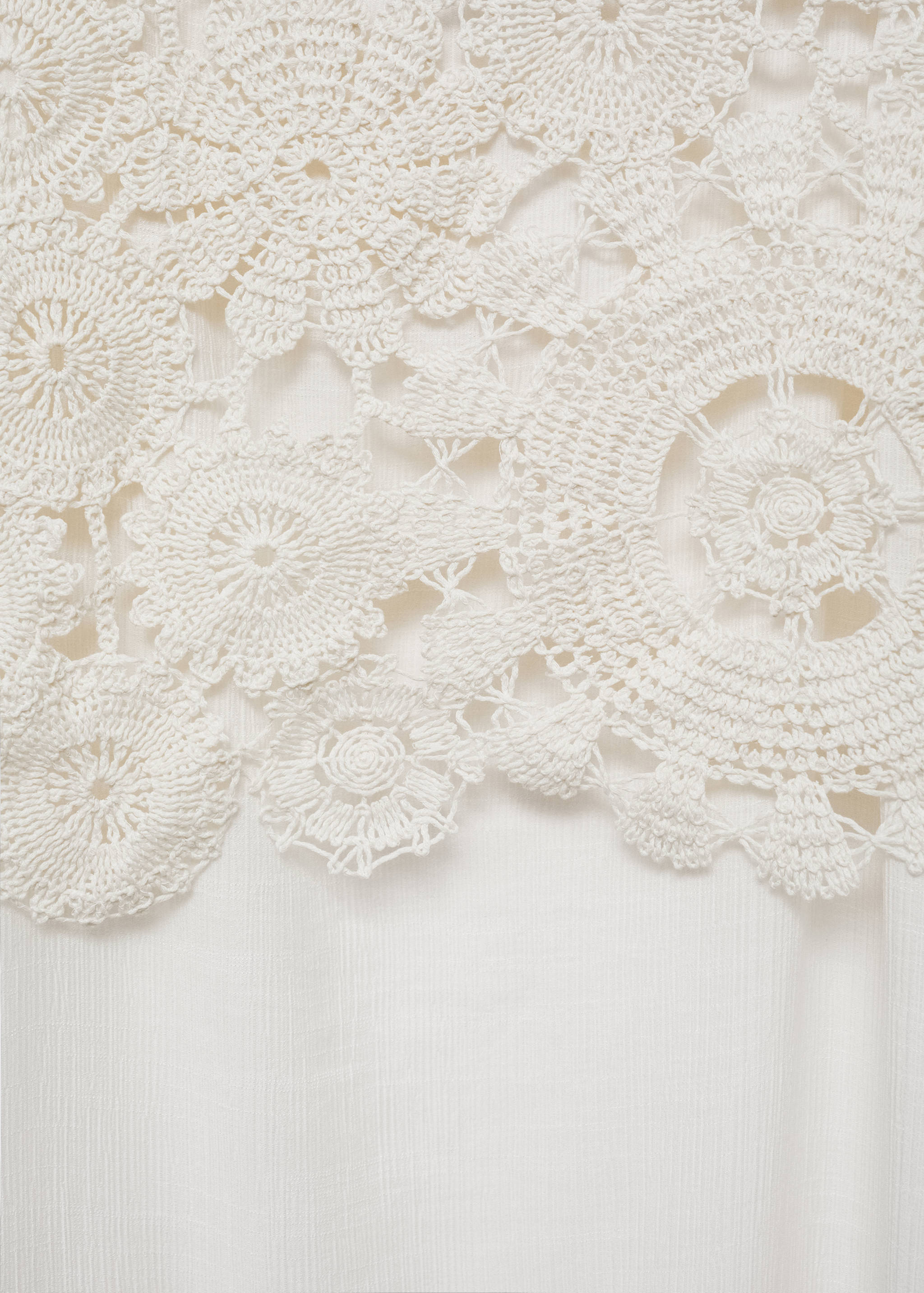 Vestido midi cuerpo crochet - Detalle del artículo 8