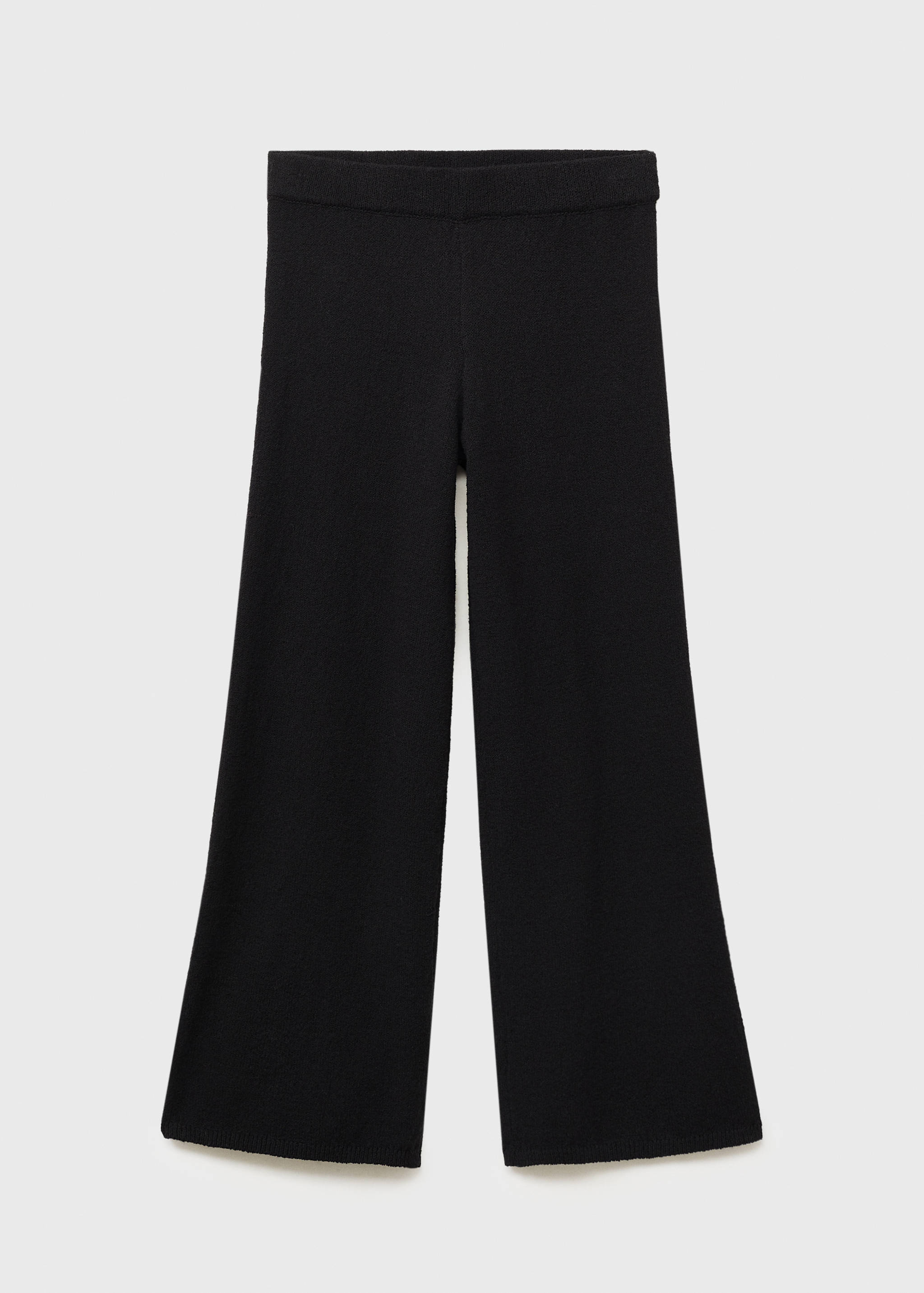 Fine-knit wideleg trousers - Article without model