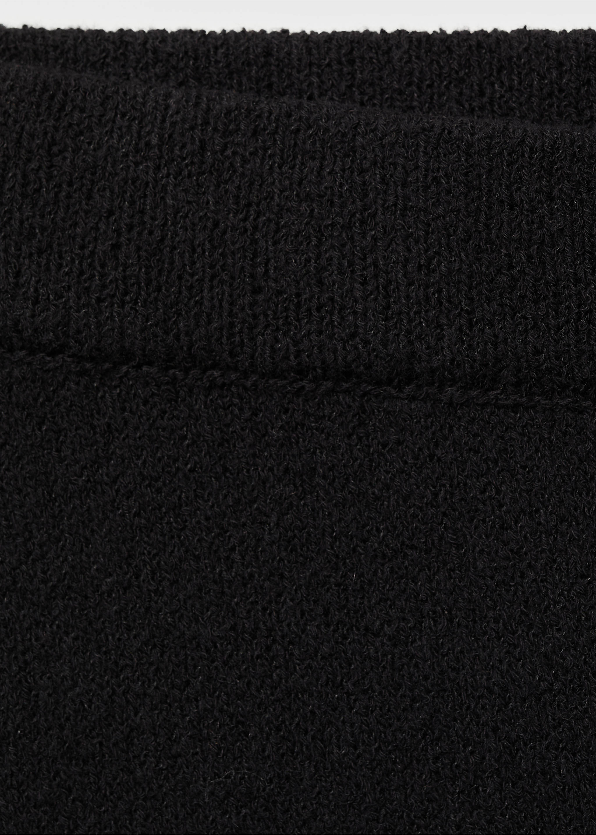 Wideleg-Feinstrickhose - Detail des Artikels 8, Schwarz. Ref: 87094784-00.