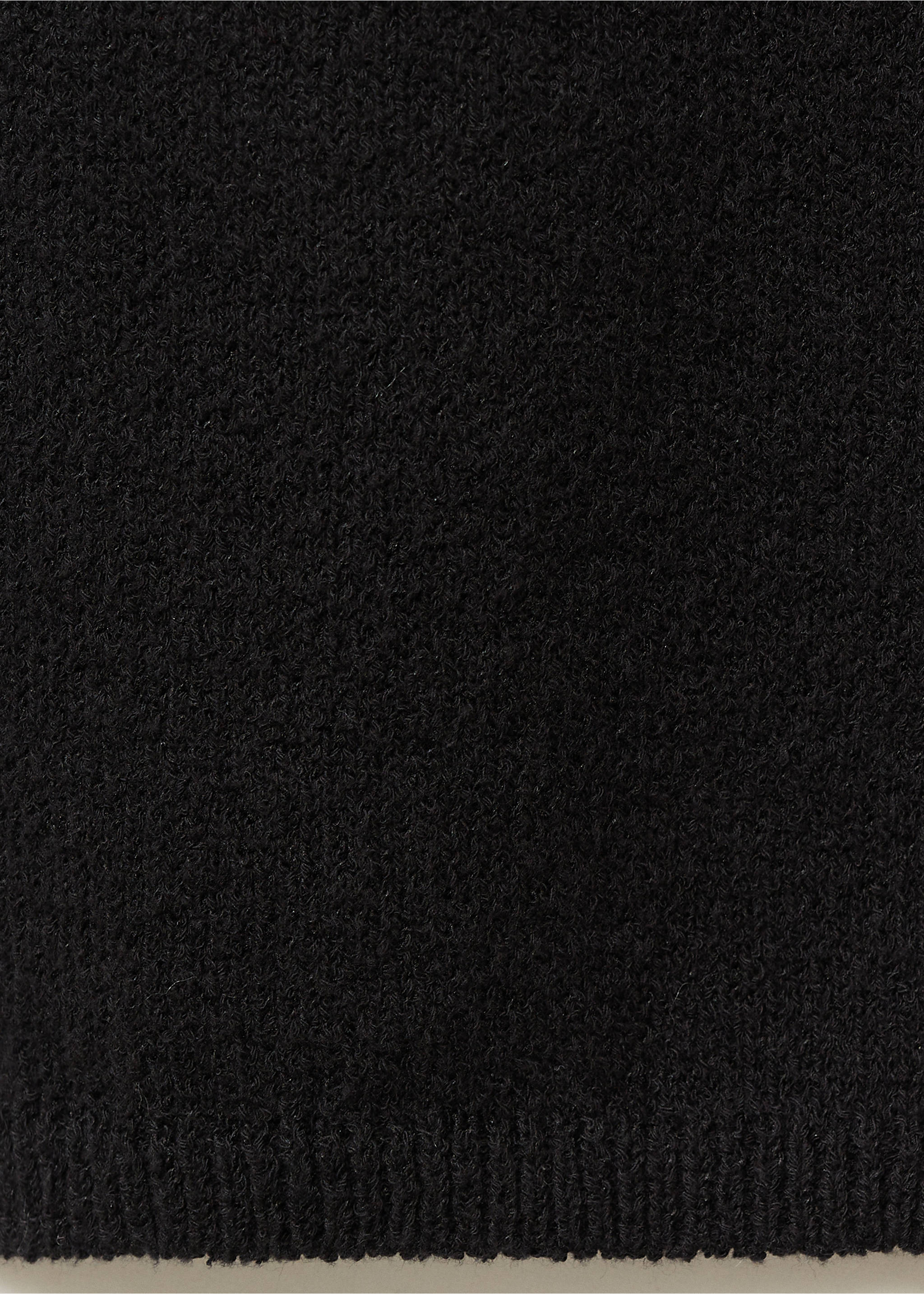 Wideleg-Feinstrickhose - Detail des Artikels 0, Schwarz. Ref: 87094784-00.