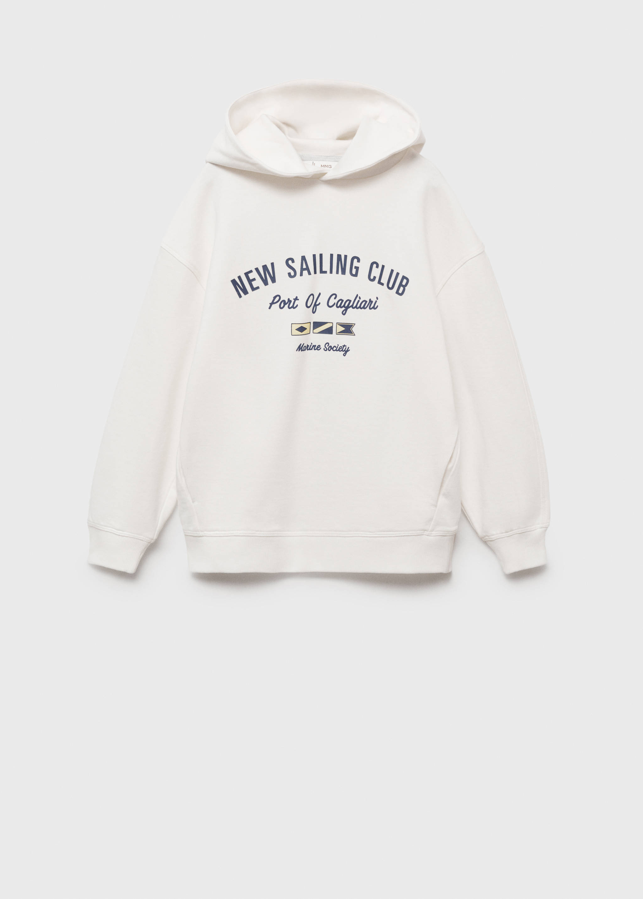 Message zipped hoodie - Article without model