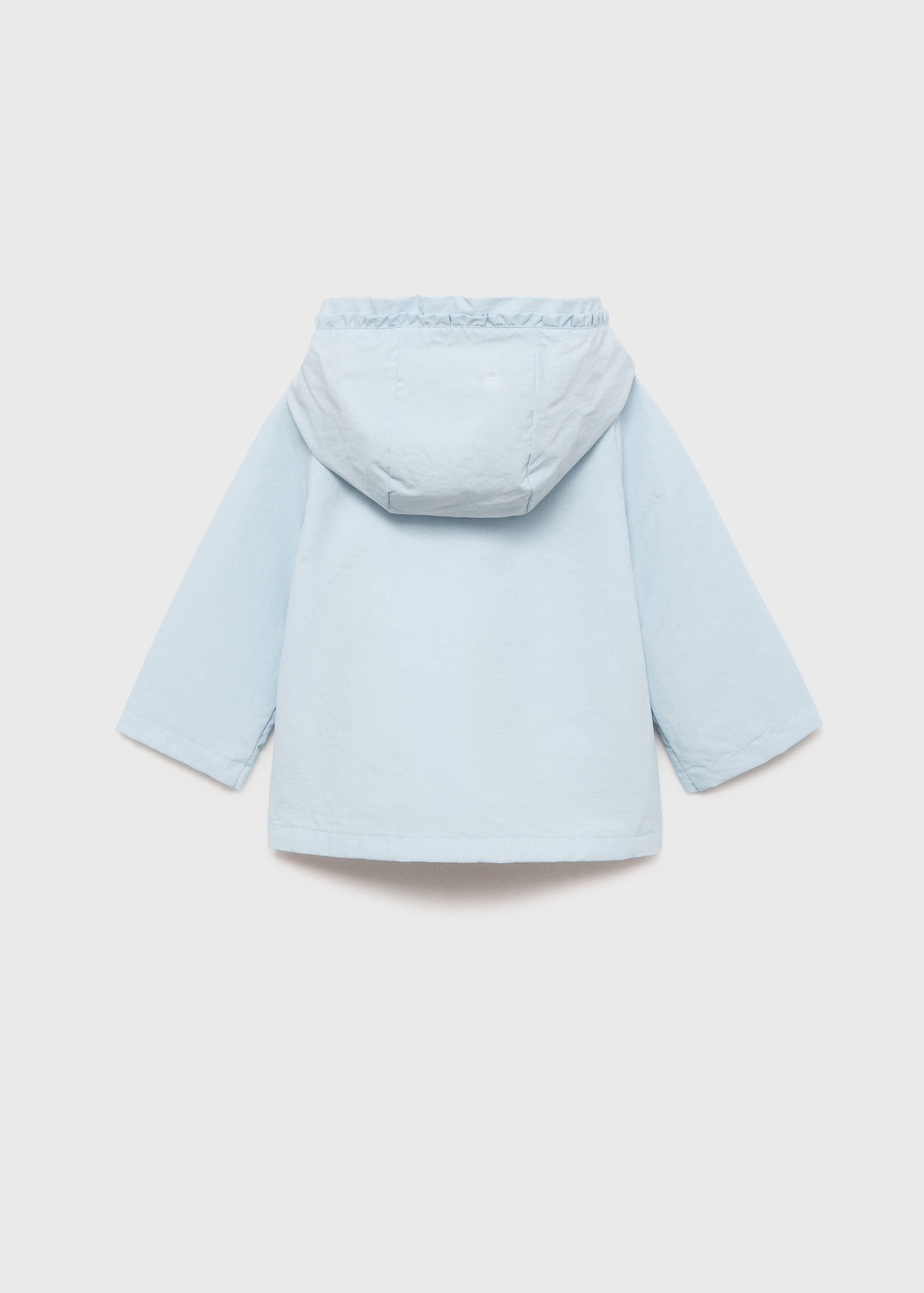 Wasserabweisende Kapuzenjacke - Rückseite des Artikels