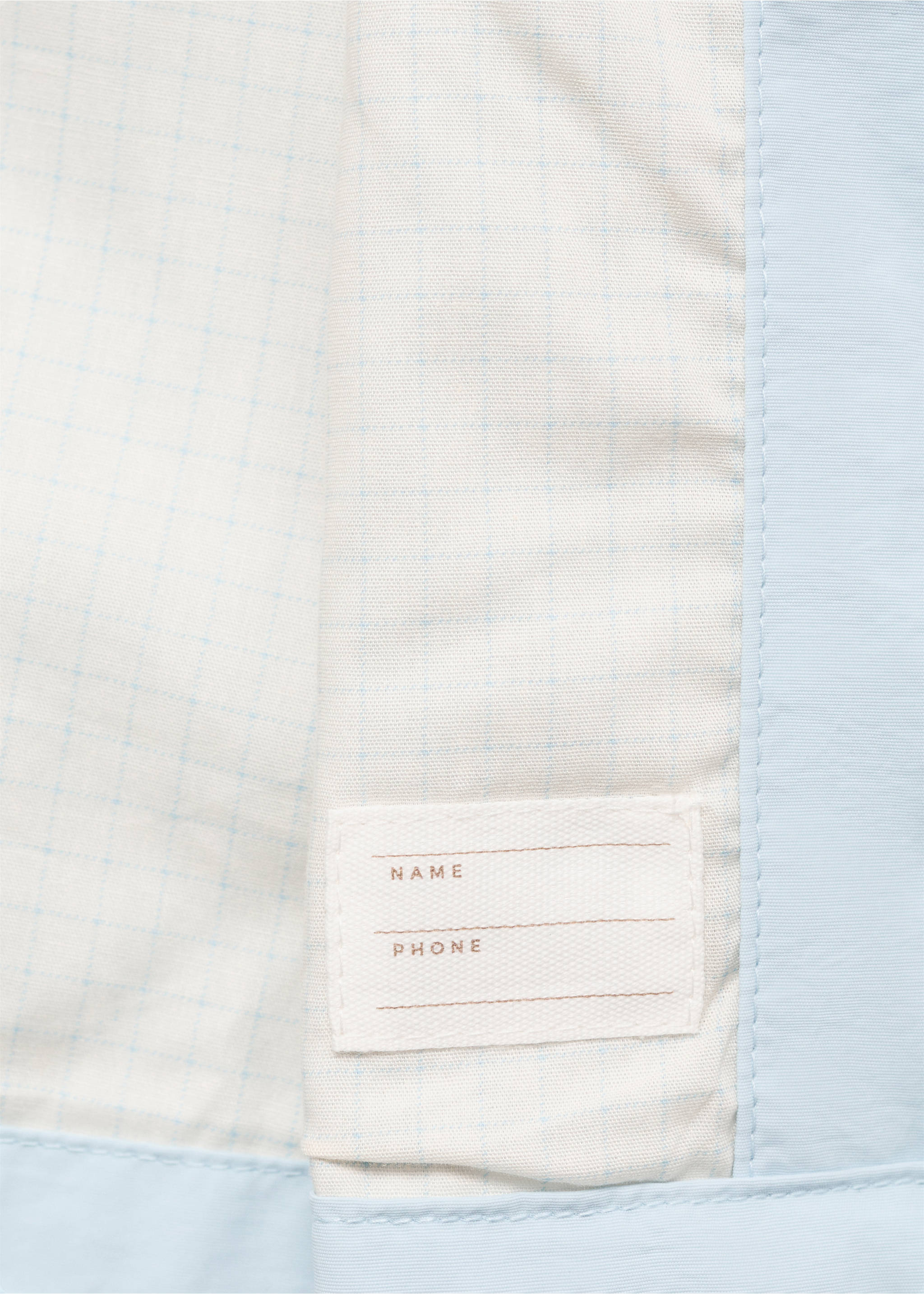 Veste imperméable à capuche - Détail de l'article 8, Bleu ciel. Ref: 87094794-00.