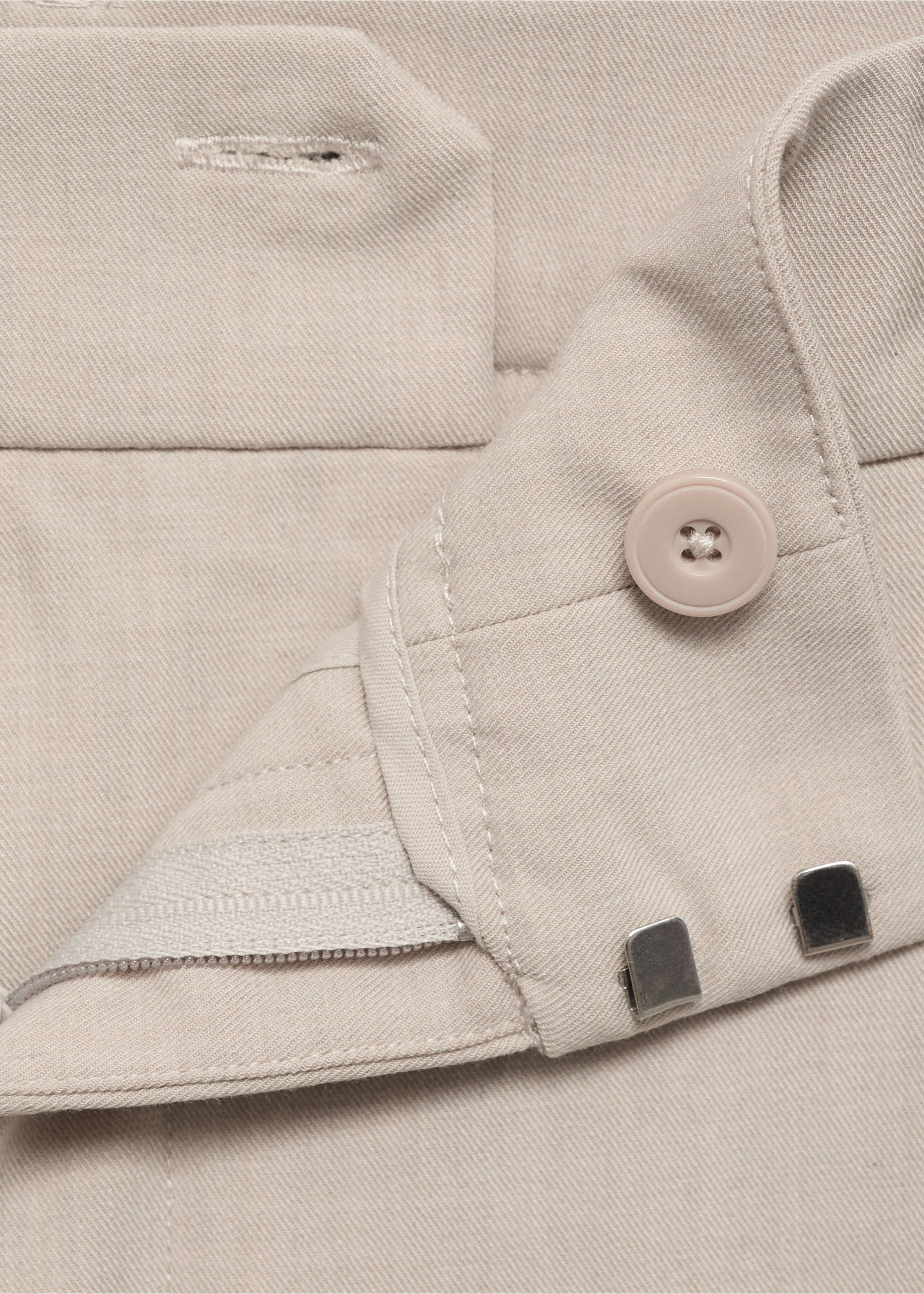 Pantalon droit pinces - Détail de l'article 8, Beige. Ref: 87094799-00.
