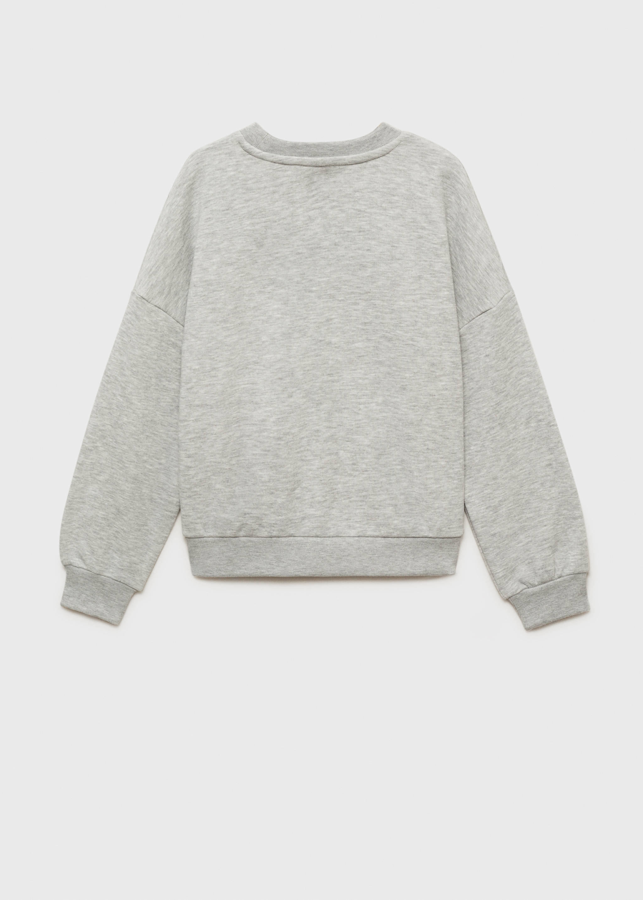 Dessuadora cotó missatge brodat - Revers de l'article