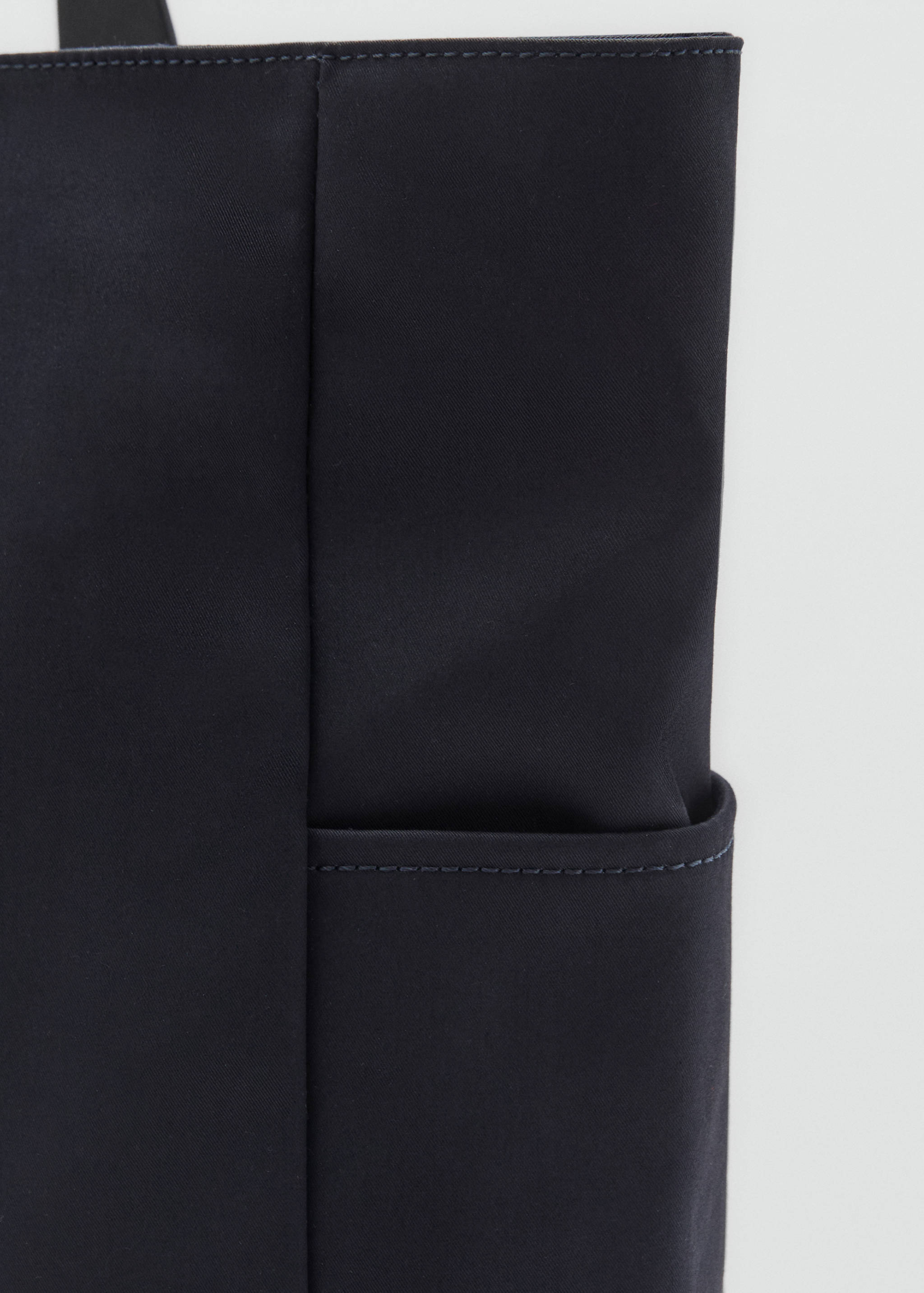 Tote-Bag aus Baumwolle mit Taschen - Detail des Artikels 3