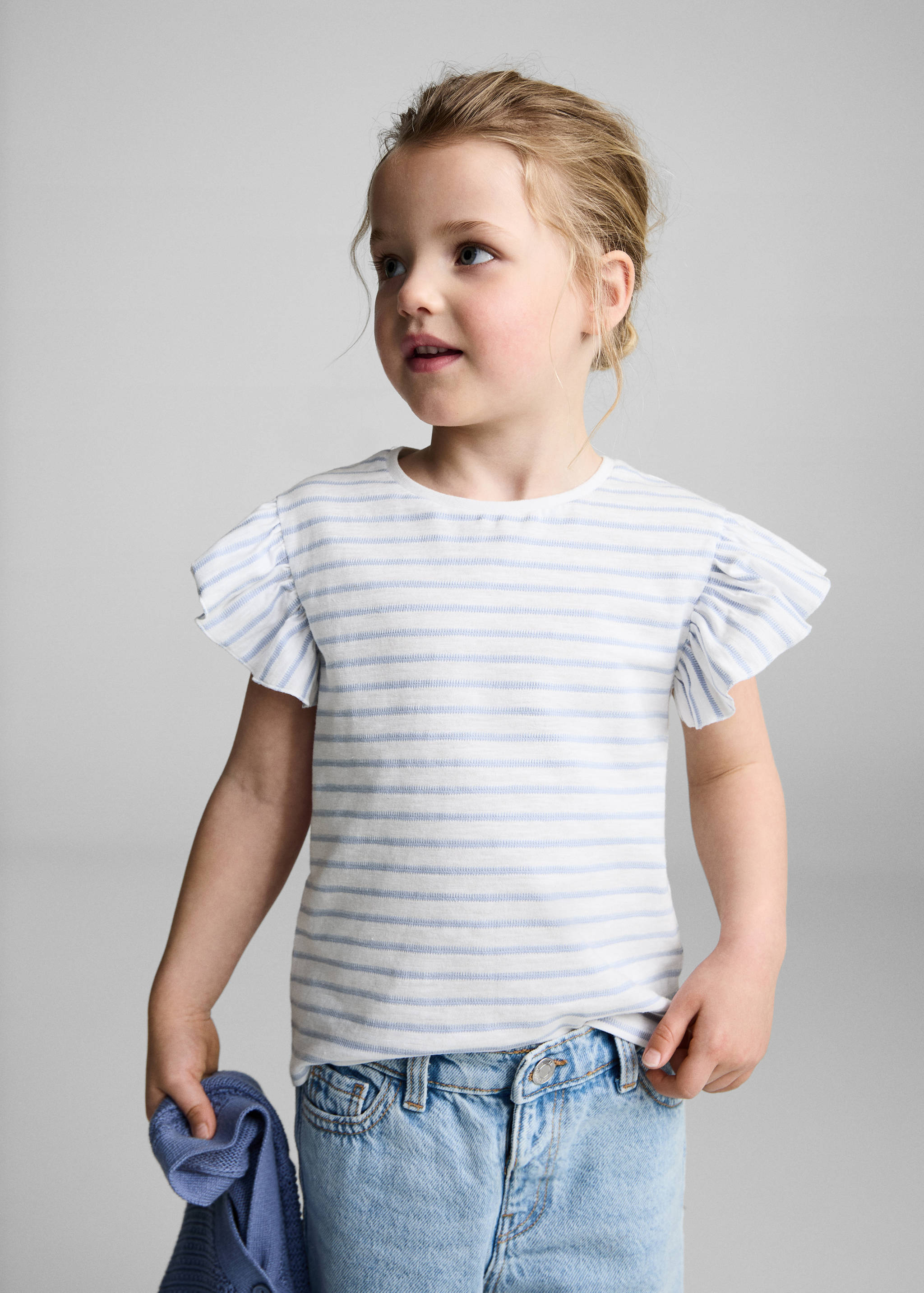 T-shirt 100 % coton rayures - Plan moyen