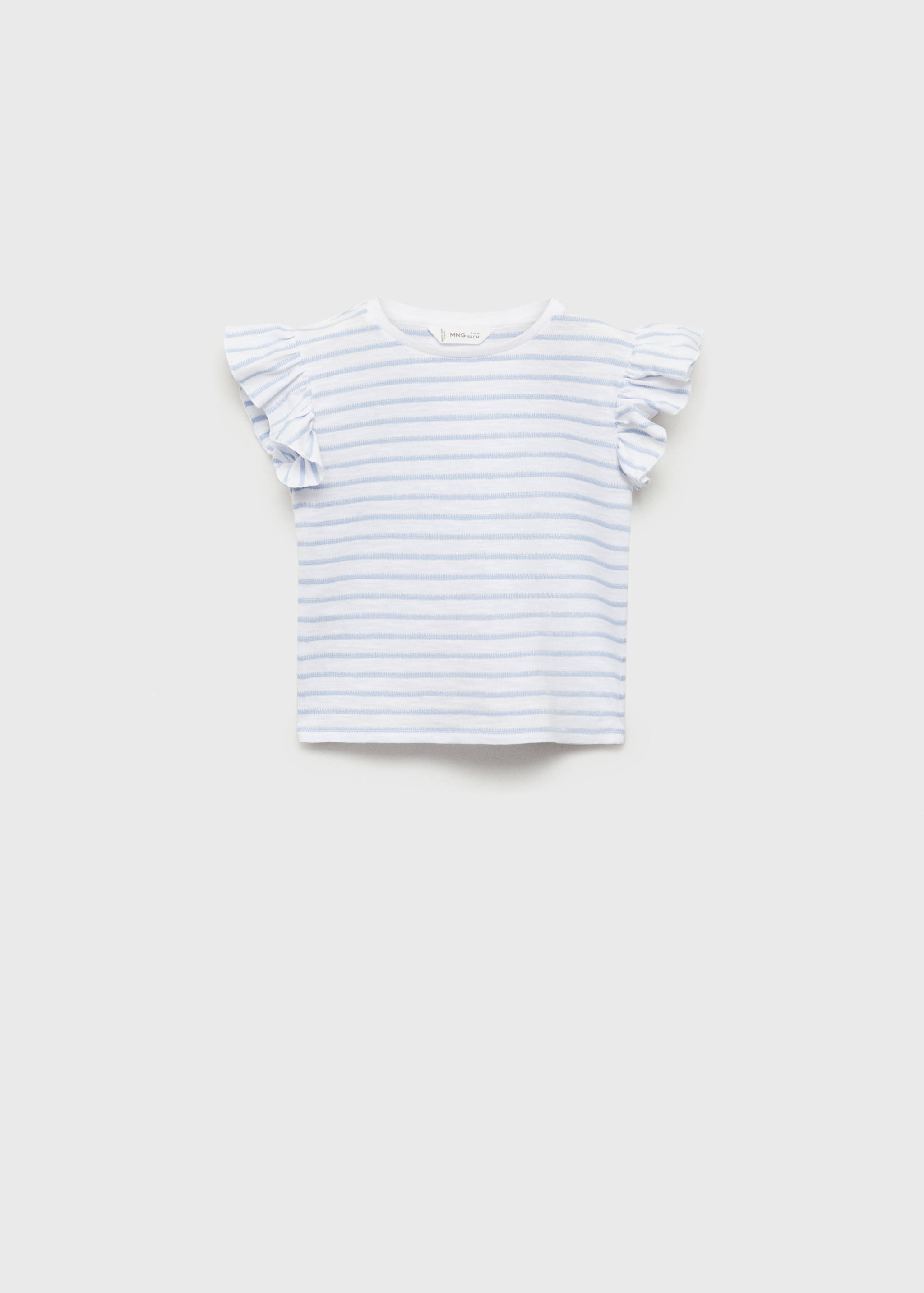 T-shirt 100 % coton rayures - Article sans modèle