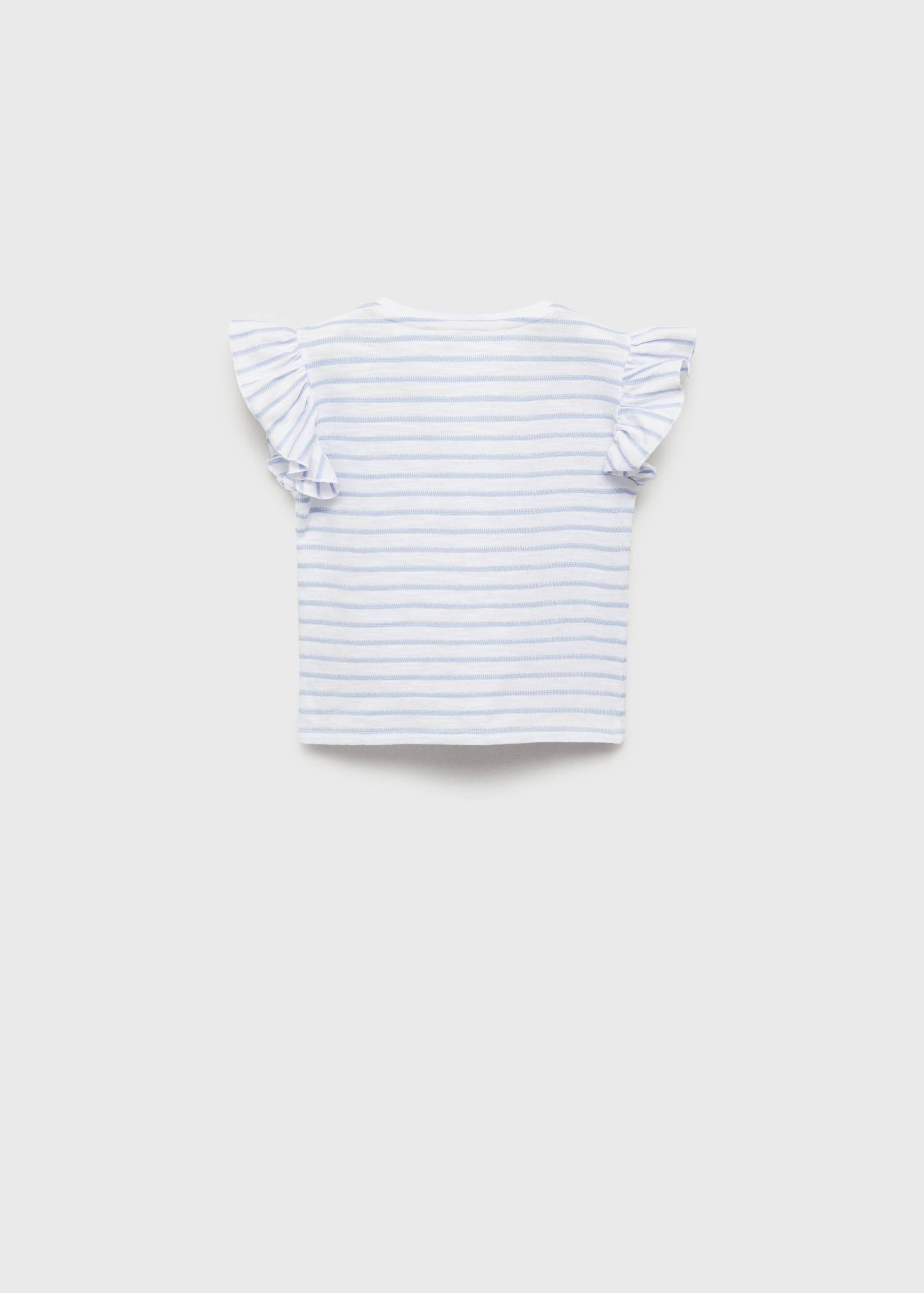 T-shirt 100 % coton rayures - Verso de l’article