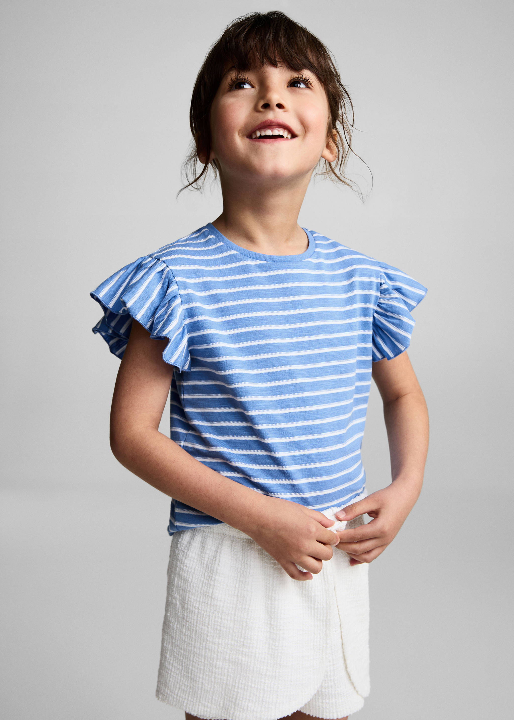 T-shirt 100 % coton rayures - Plan moyen