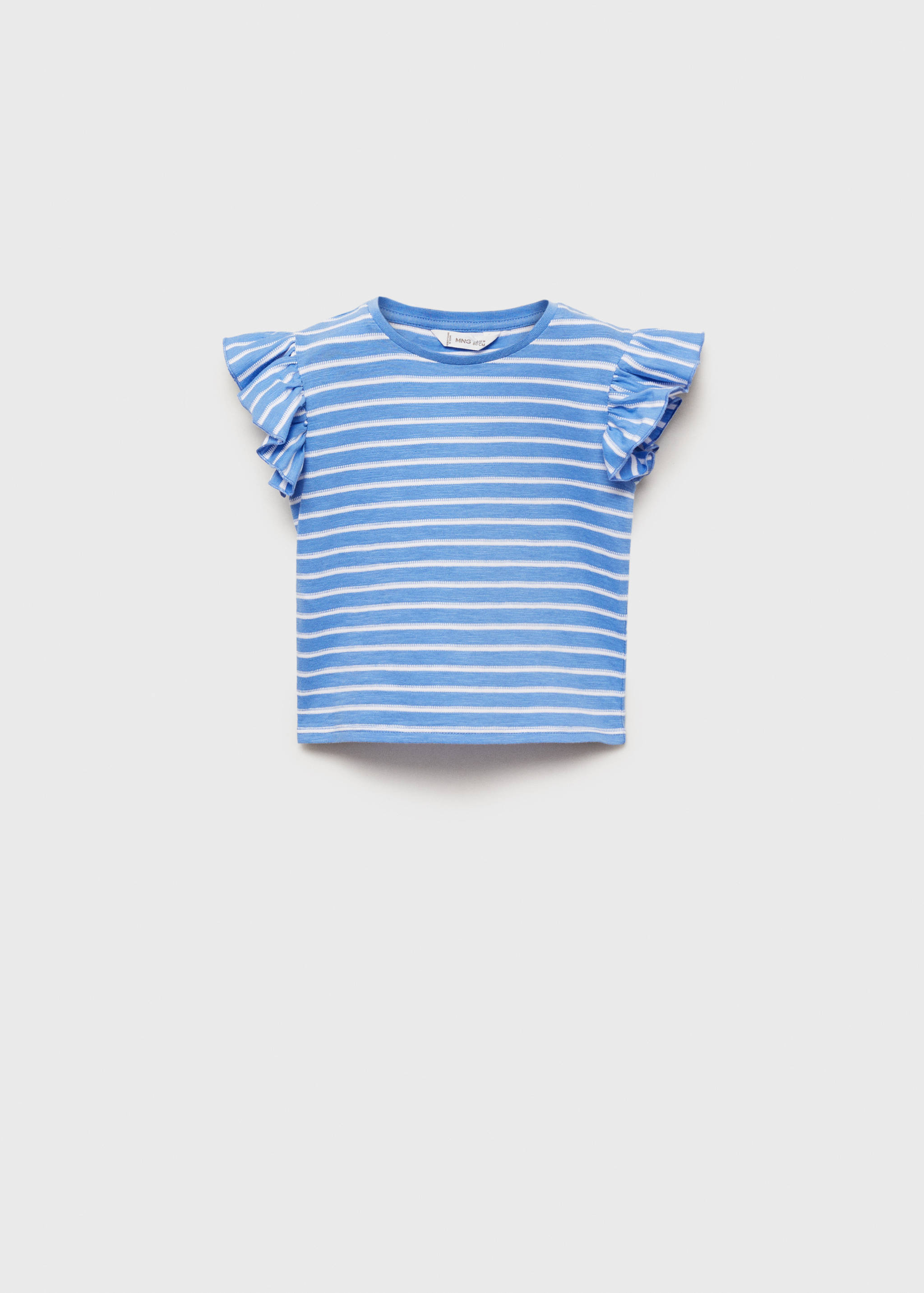 T-shirt 100 % coton rayures - Article sans modèle