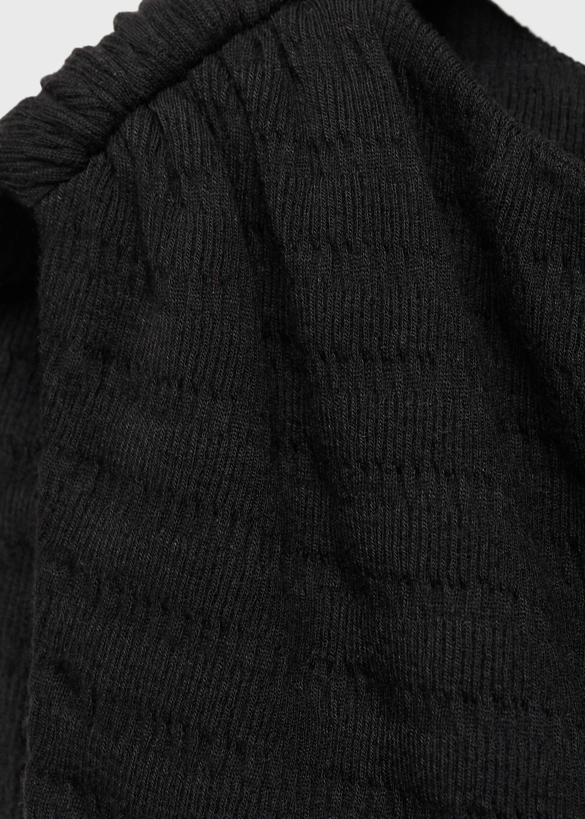 Short knitted dress - Details of the article 8