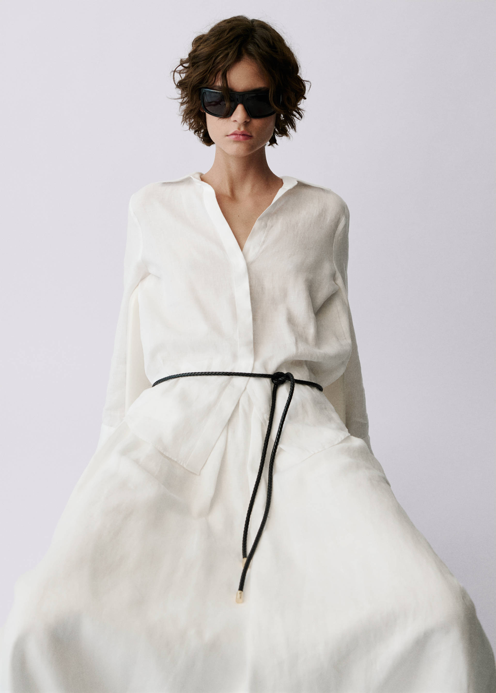 Chemise lin - Plan moyen