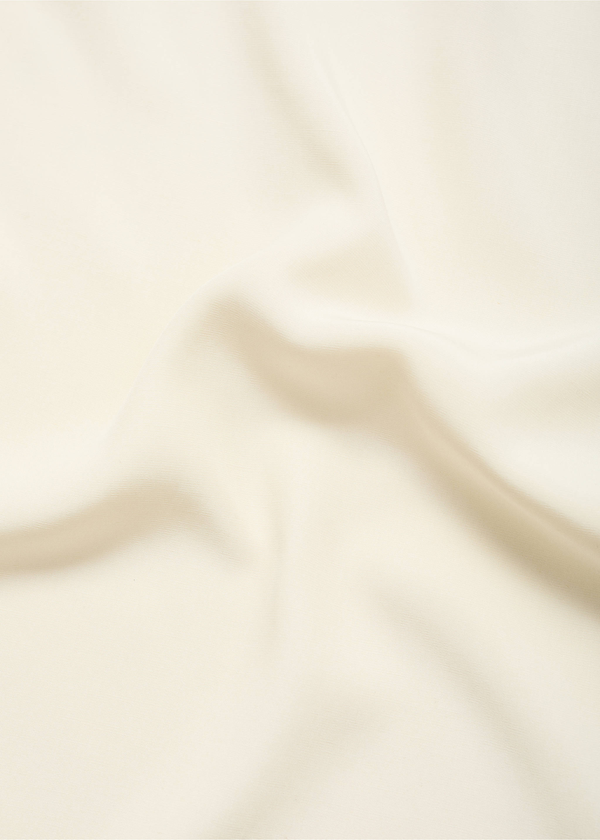 Asymmetrical lyocell top - Details of the article 0, Ecru. Ref: 87095739-00.