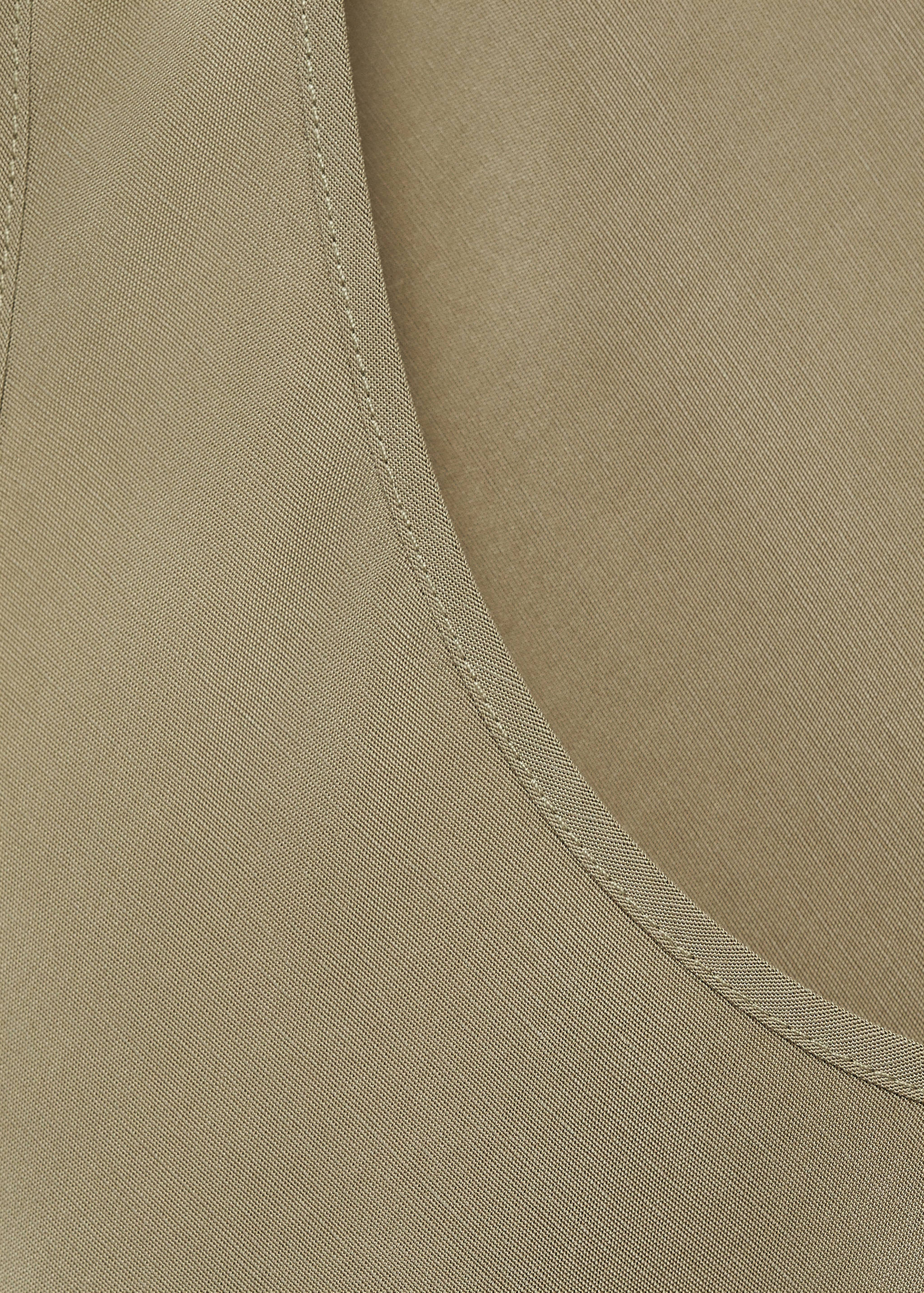 Asymmetrical lyocell top - Details of the article 8