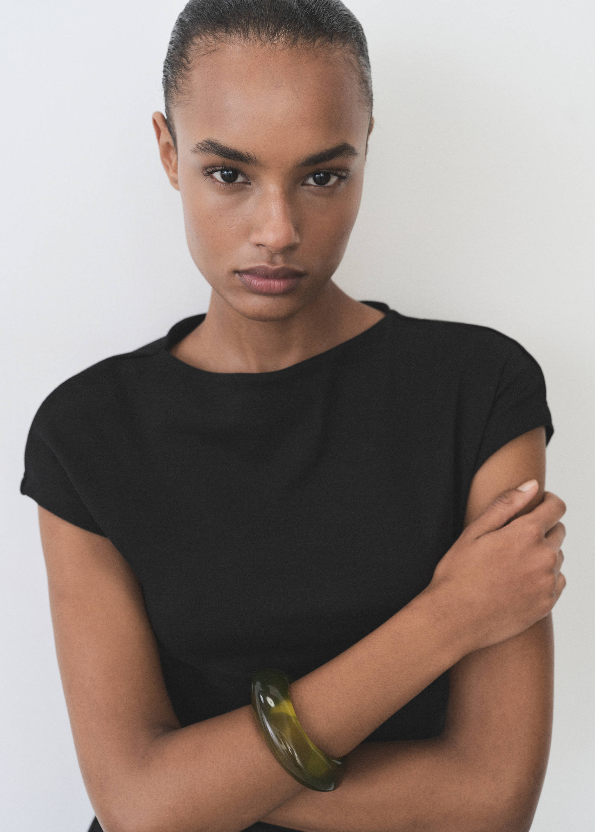 Midi šaty s detailem řasení - Detail zboží 1