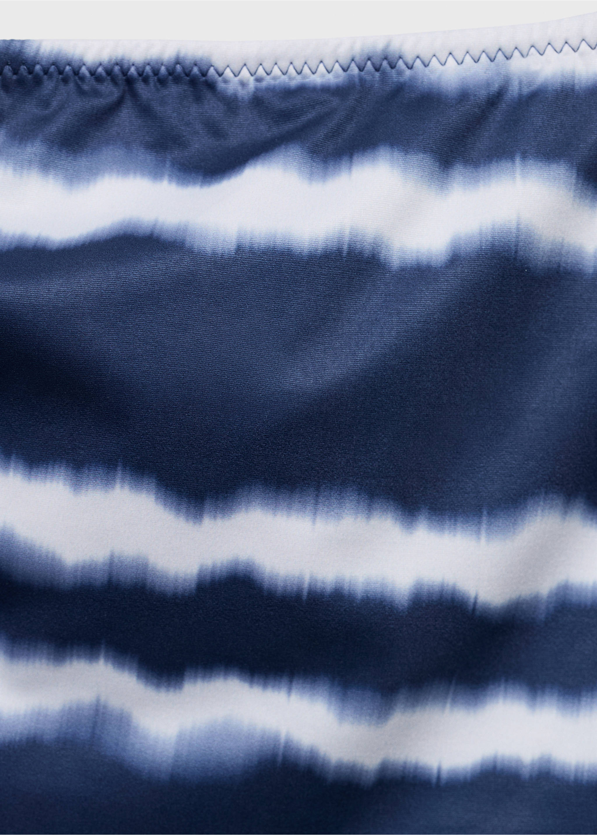 Asymmetrischer Batik-Badeanzug - Detail des Artikels 0, Dunkles Marineblau. Ref: 87095743-00.
