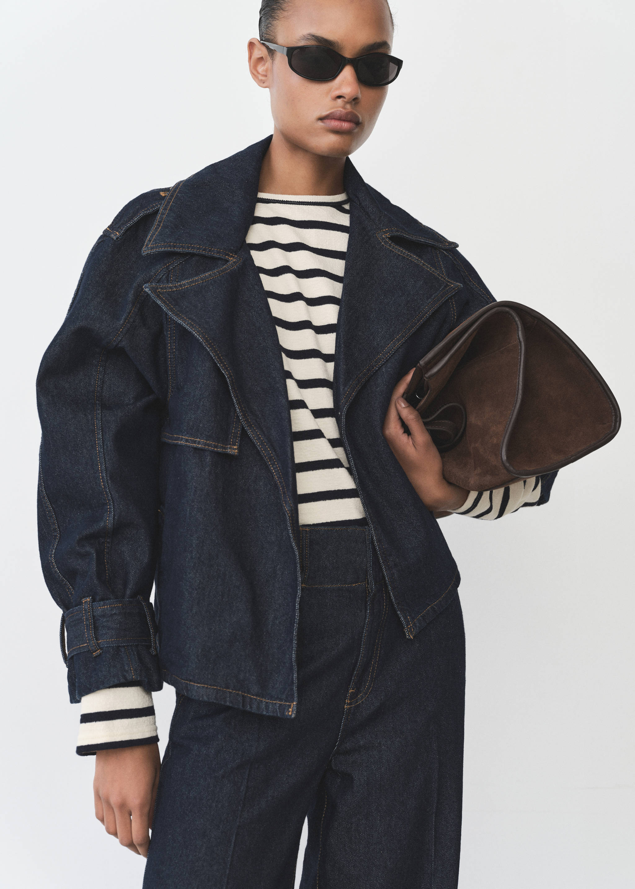 Bluza w paski z okrągłym dekoltem - Szczegóły artykułu 6