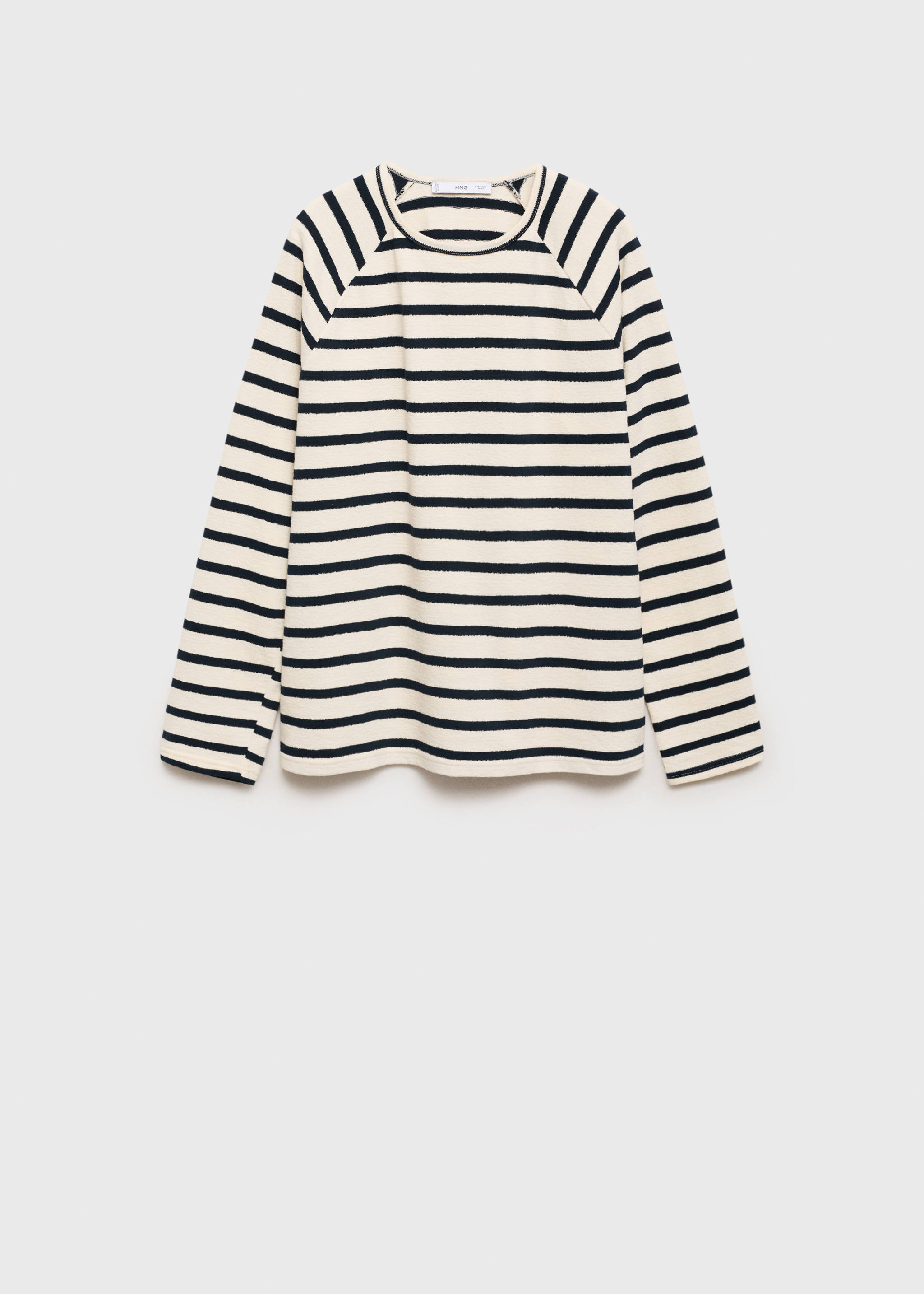 Bluza w paski z okrągłym dekoltem - Artykuł bez modela/modelki