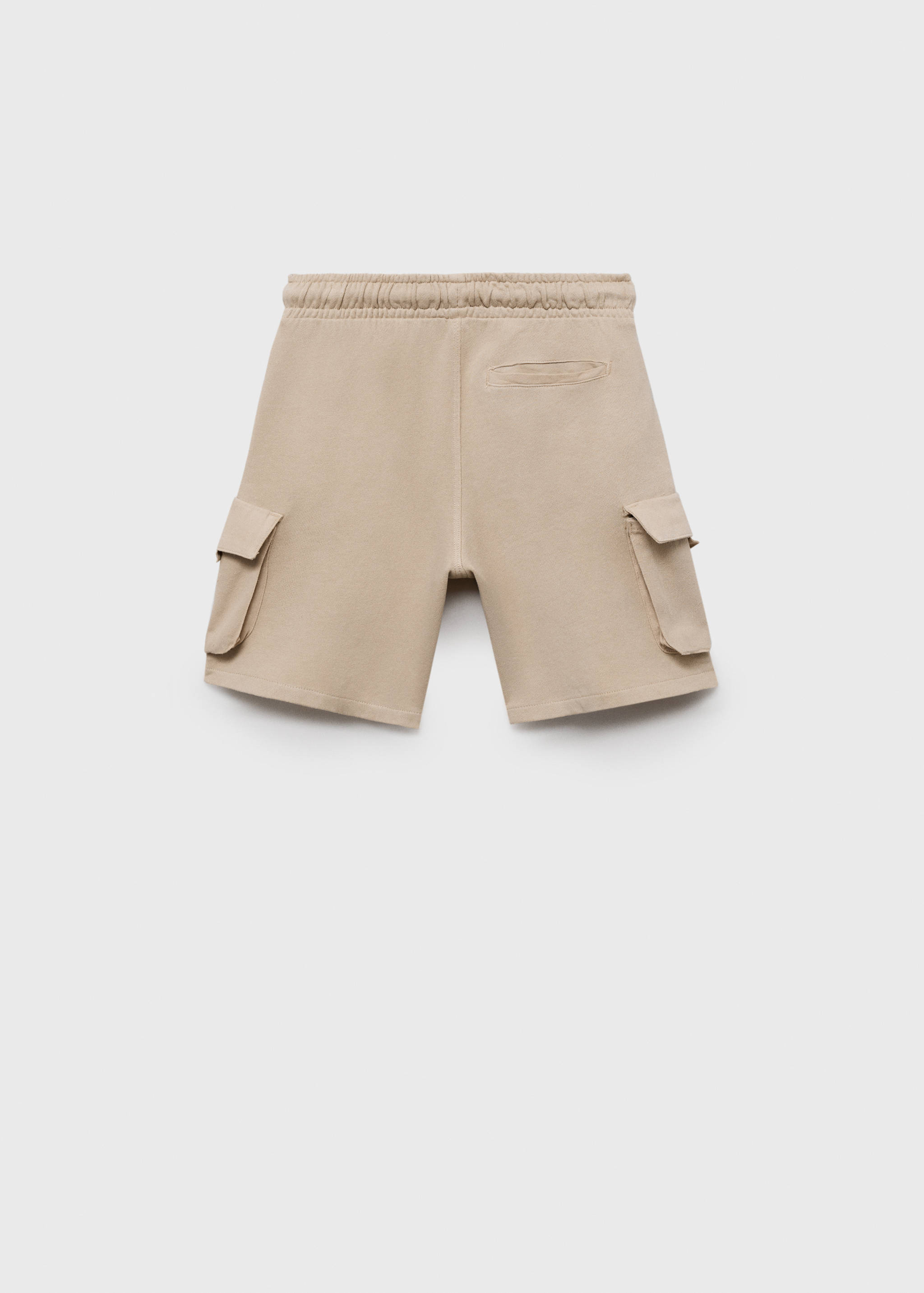 Drawstring cargo Bermuda shorts - Reverse of the article
