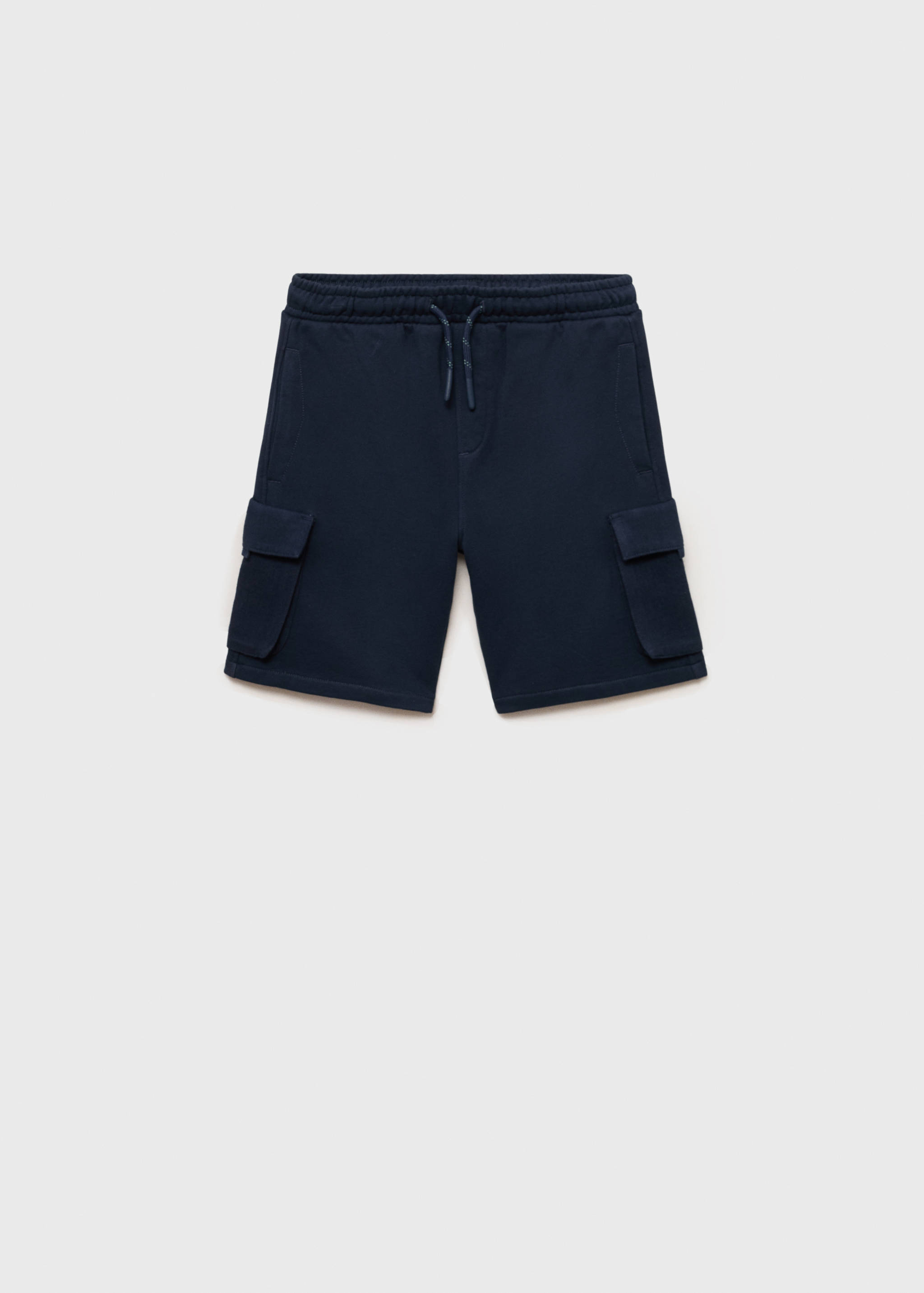 Drawstring cargo Bermuda shorts - Article without model