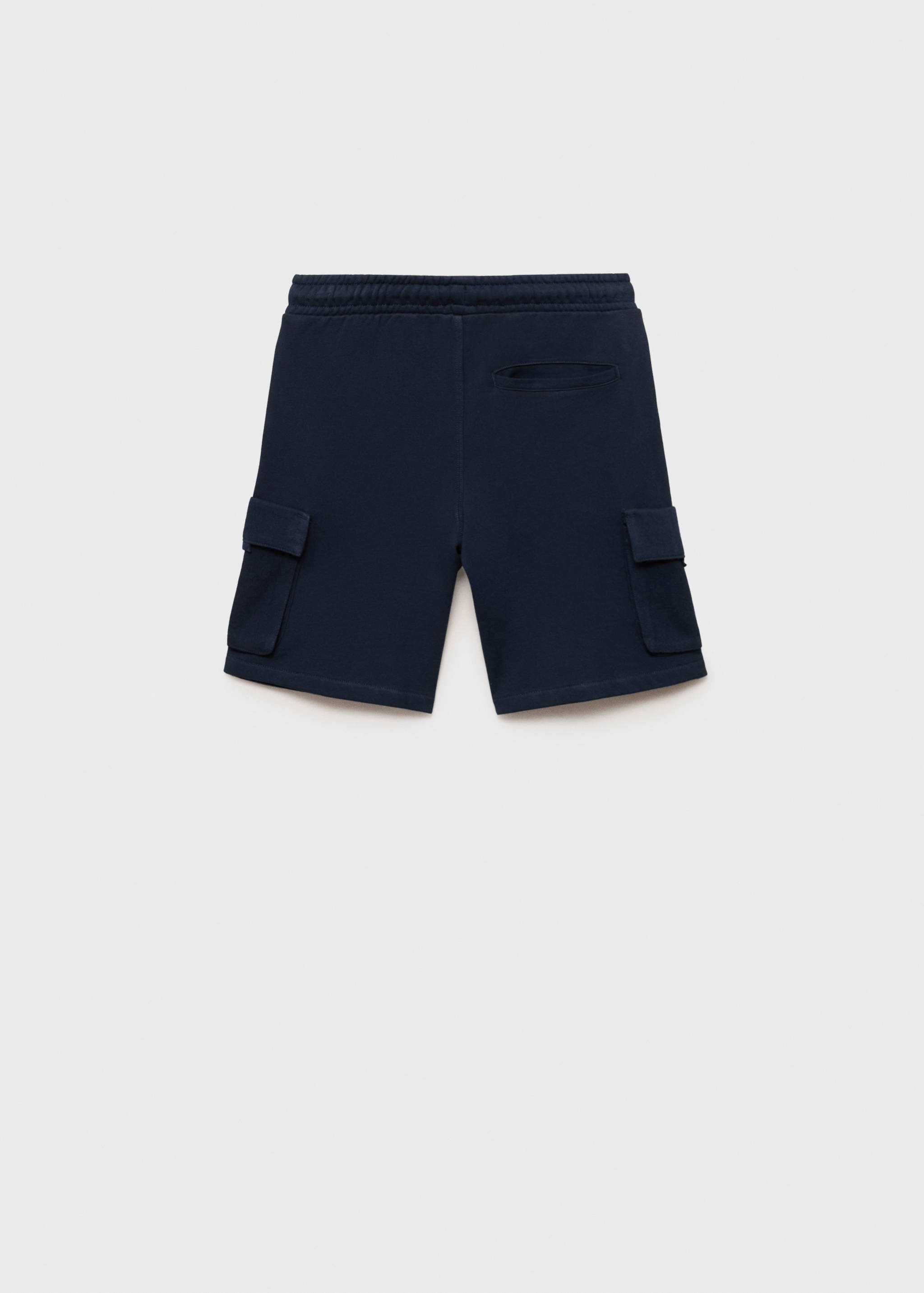 Drawstring cargo Bermuda shorts - Reverse of the article