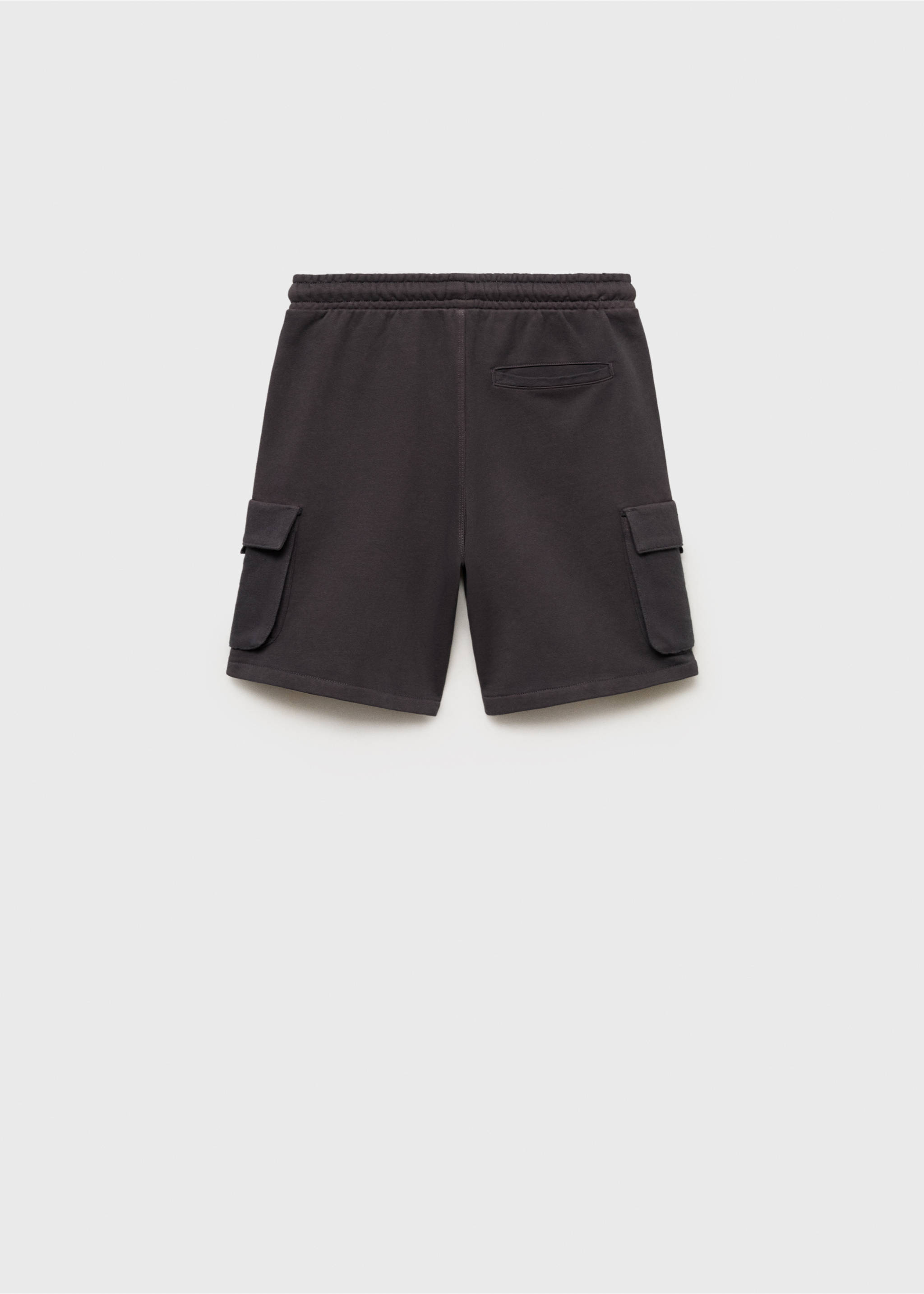 Bermudes cargo cordill - Revers de l'article, Gris antracita. Ref: 87095754-00.
