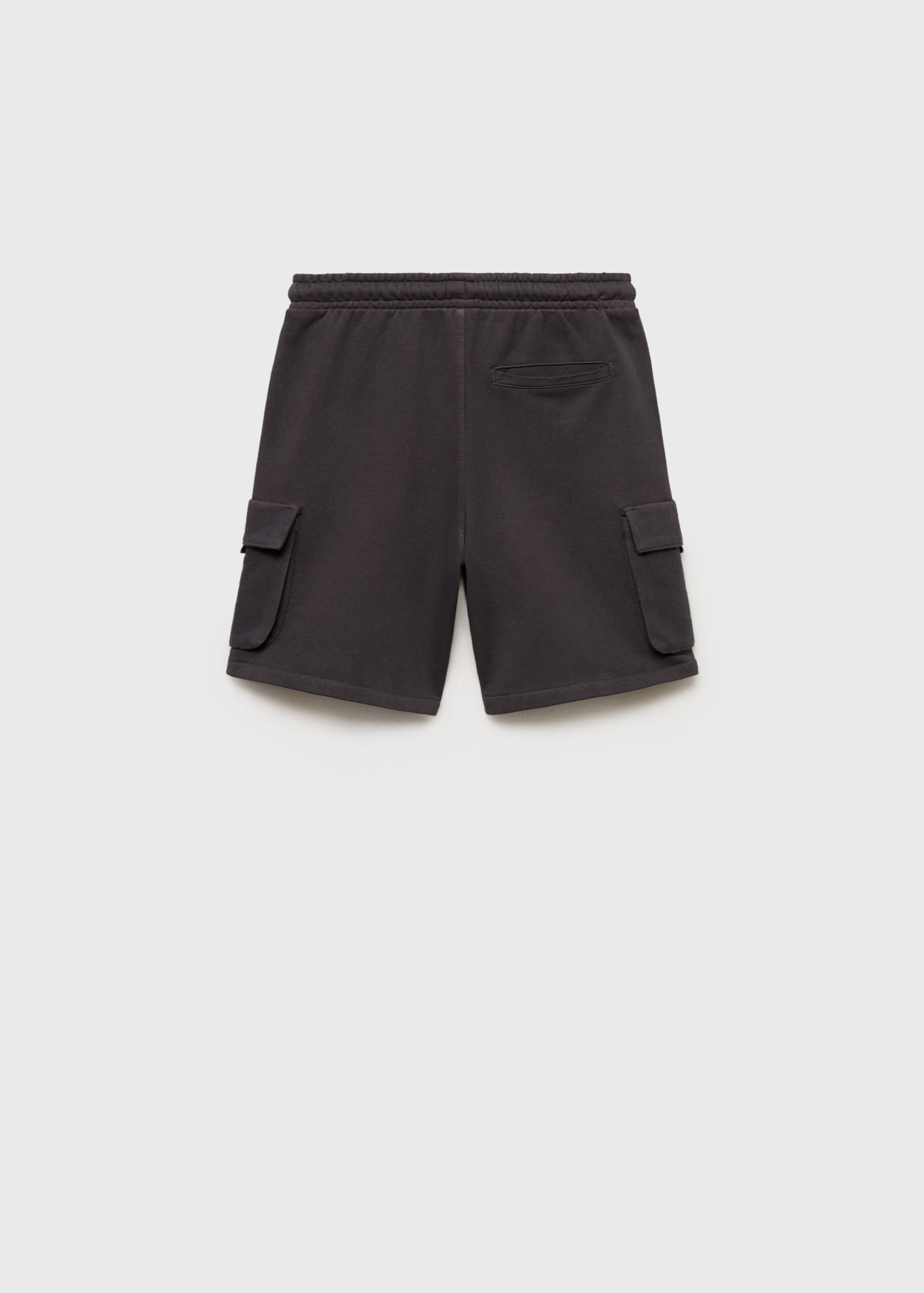 Drawstring cargo Bermuda shorts - Reverse of the article