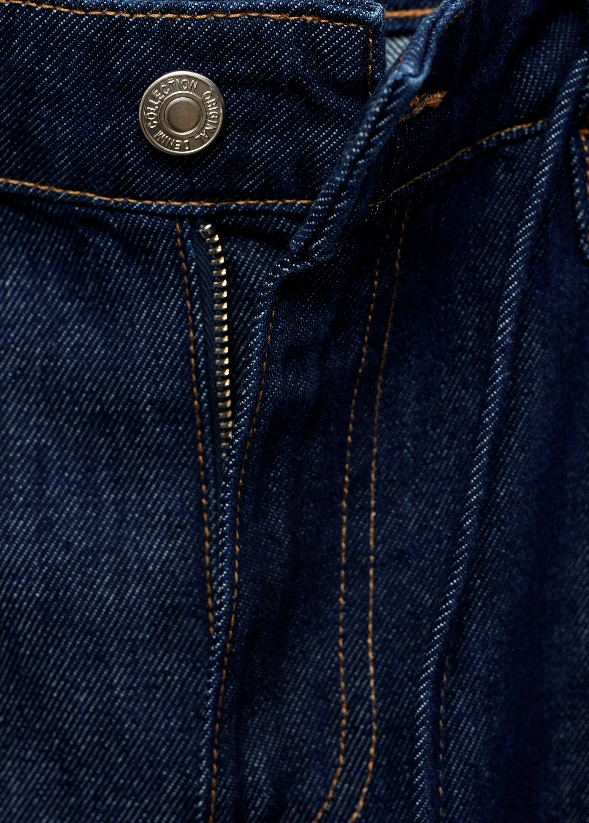 Jeans mit weitem Bein, niedriger Taille und Gürtel - Detail des Artikels 8